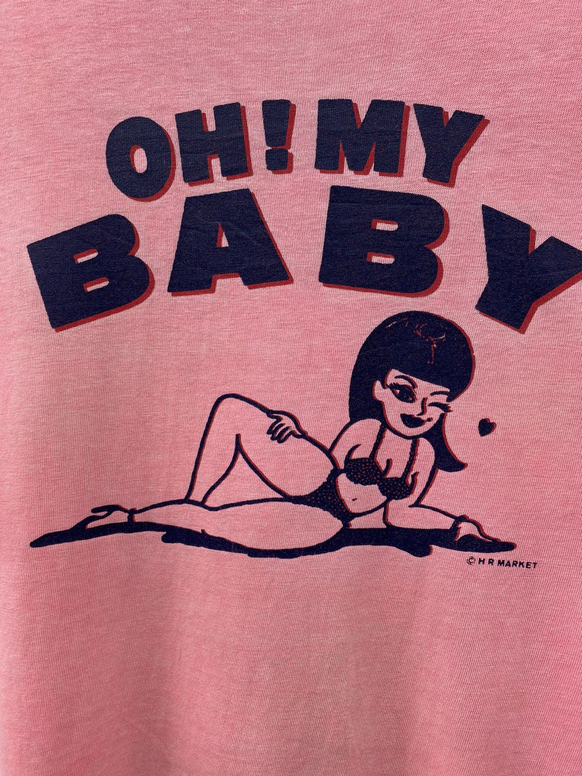 Blue Blue Japan × HOLLYWOOD RANCH MARKET × Japanese Brand 💥HR Market “OH! MY BABY” Sexy / Nudes Graphic Tee Size US M / EU 48-50 / 2 - 2 Thumbnail