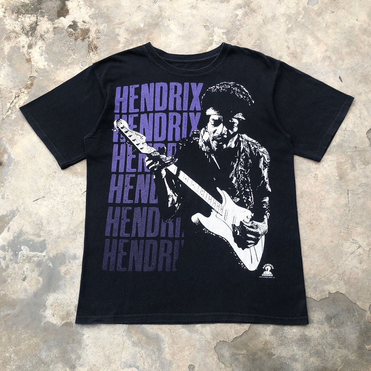 Jimi Hendrix Vintage Y2K Jimi Hendrix Guitarist Rock OVP Overprint Tshirt Size US M / EU 48-50 / 2 - 1 Thumbnail