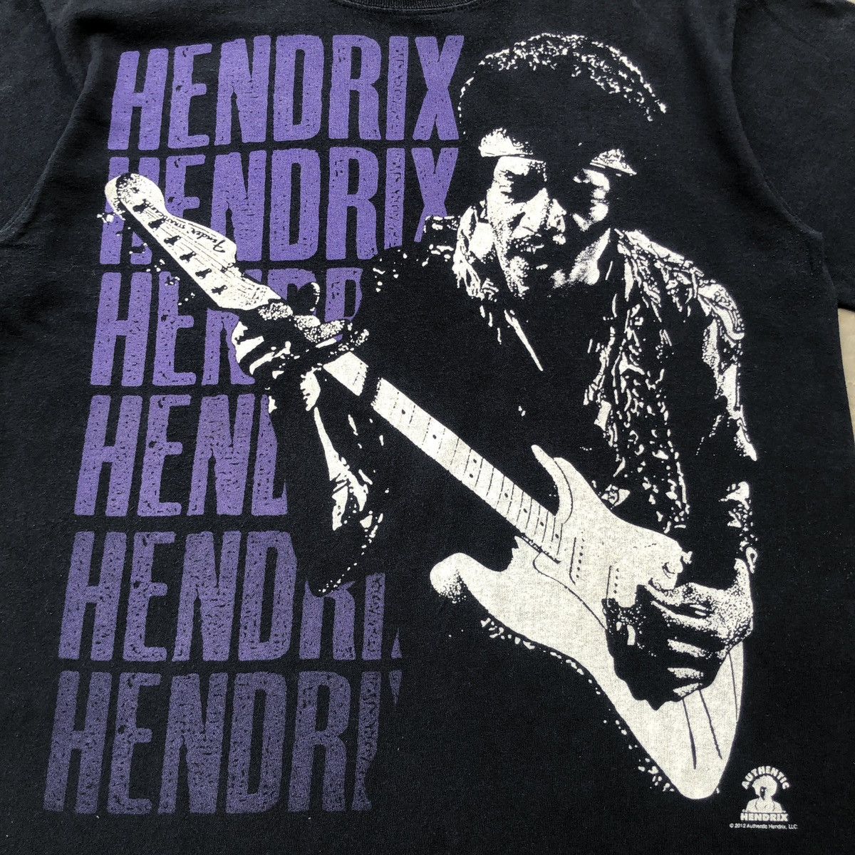 Jimi Hendrix Vintage Y2K Jimi Hendrix Guitarist Rock OVP Overprint Tshirt Size US M / EU 48-50 / 2 - 2 Thumbnail