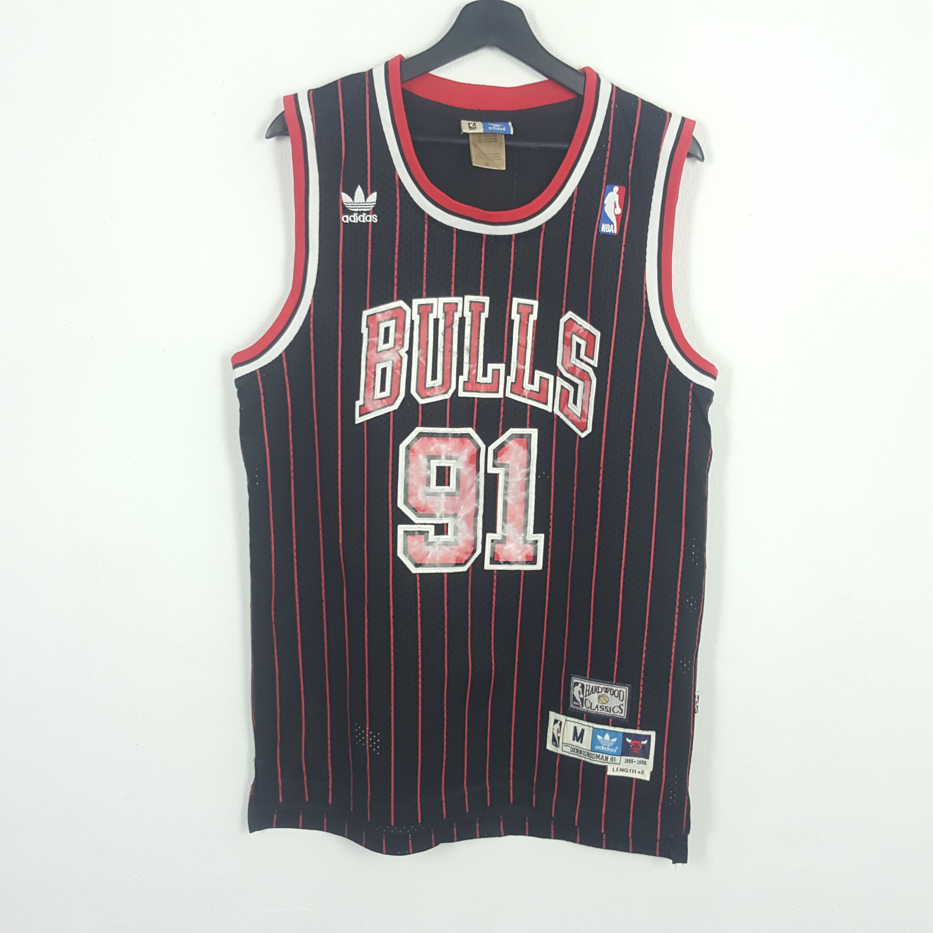 ADIDAS NBA Chicago Bulls Number 91 Basketball Jersey