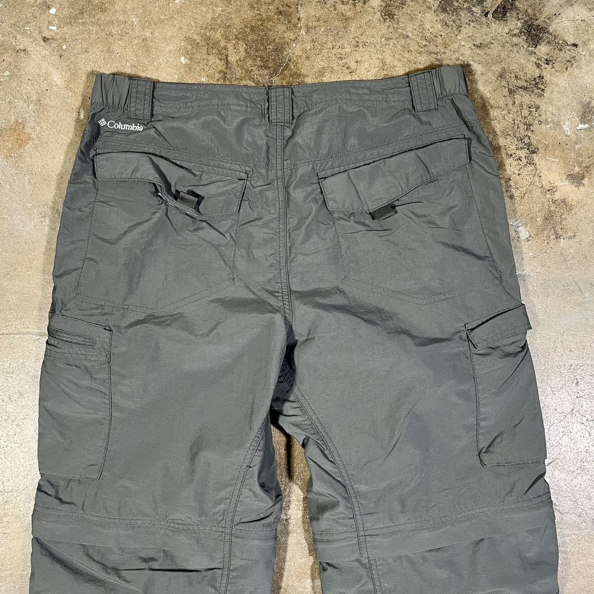 Columbia 2012 Grey Columbia ZipOff Cargo Nylon Pants Size US 34 / EU 50 - 4 Thumbnail