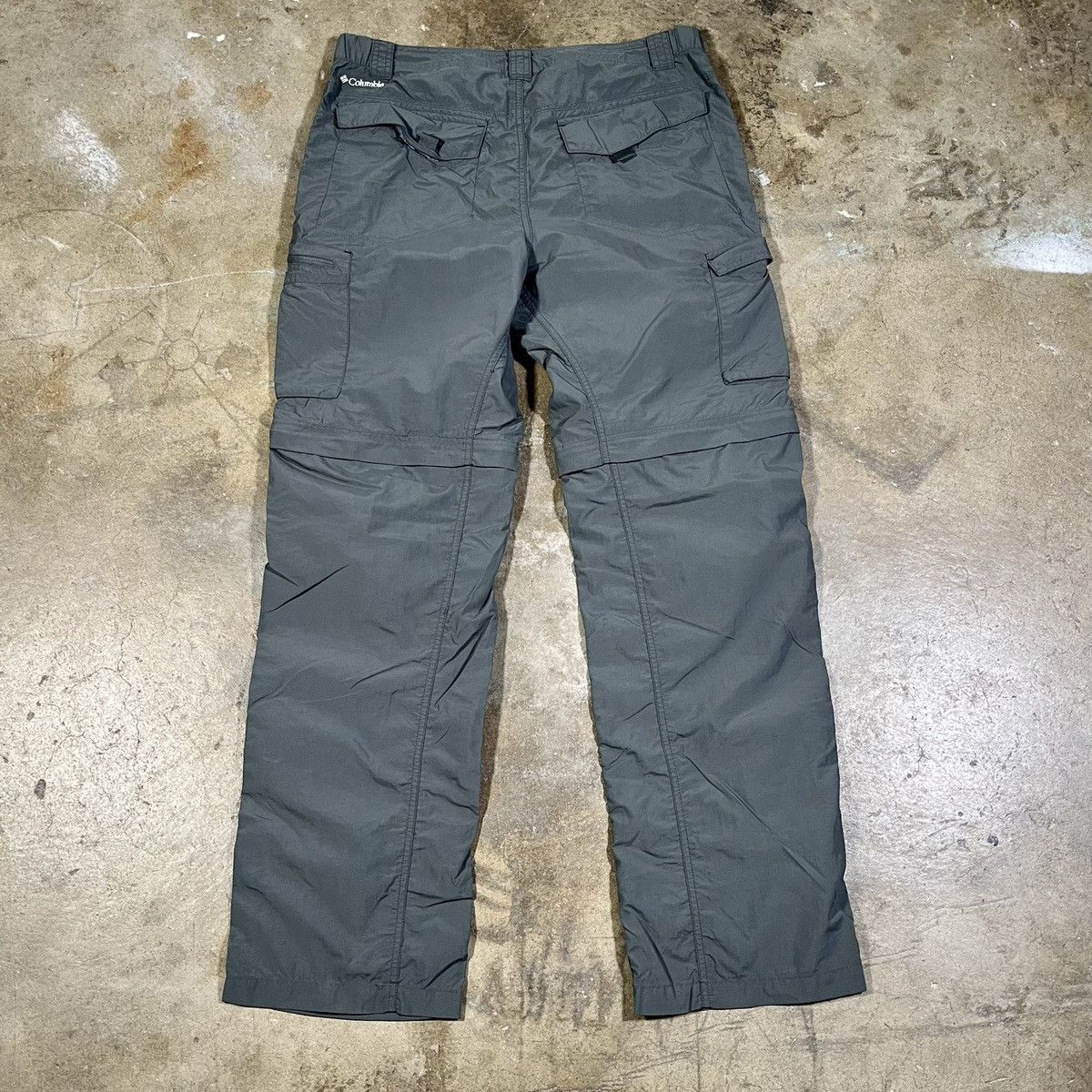 Columbia 2012 Grey Columbia ZipOff Cargo Nylon Pants Size US 34 / EU 50 - 3 Thumbnail