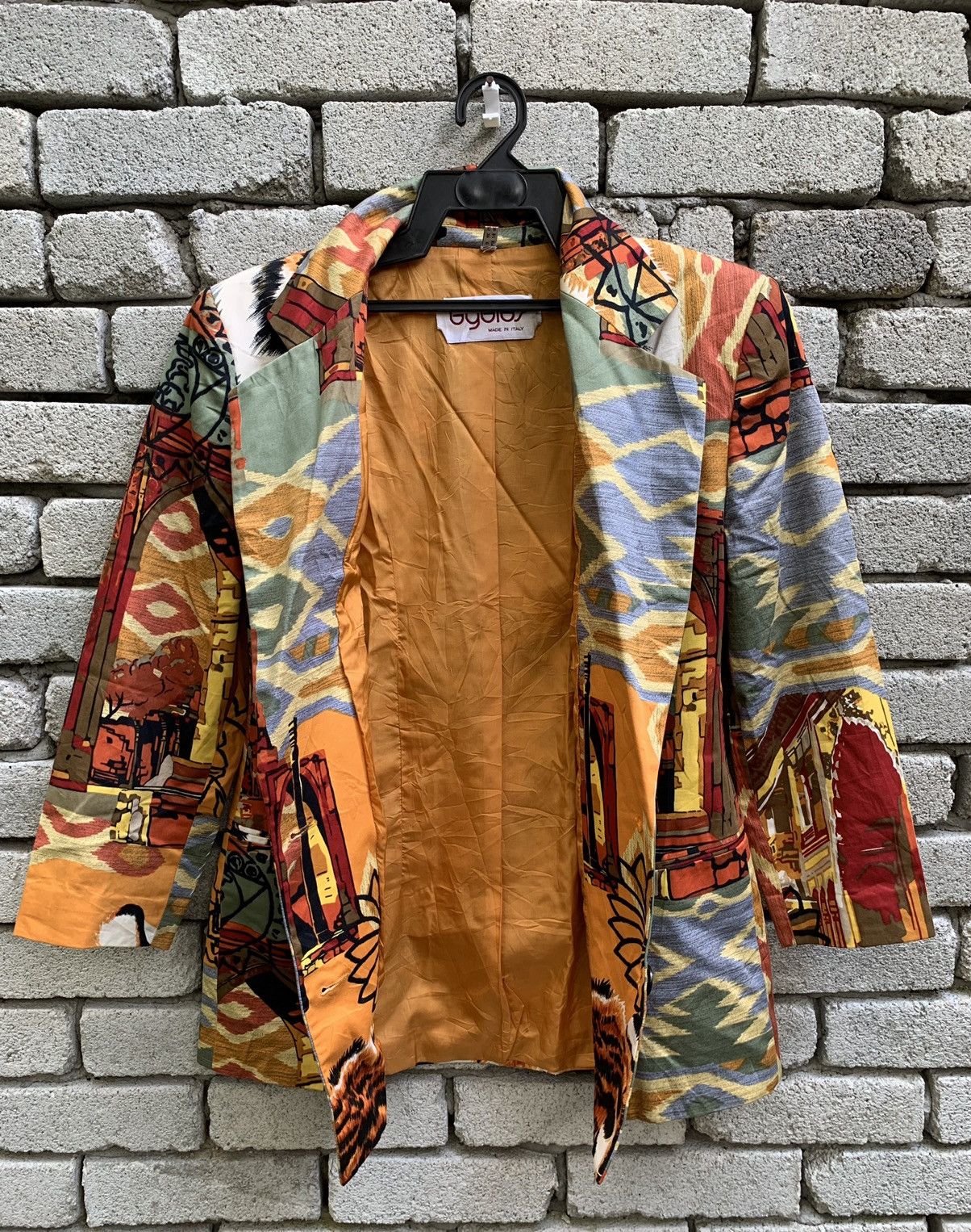 Byblos Rare🔥🔥 Byblos Full Printed Blazer Made In Italy Size S / US 4 / IT 40 - 11 Thumbnail