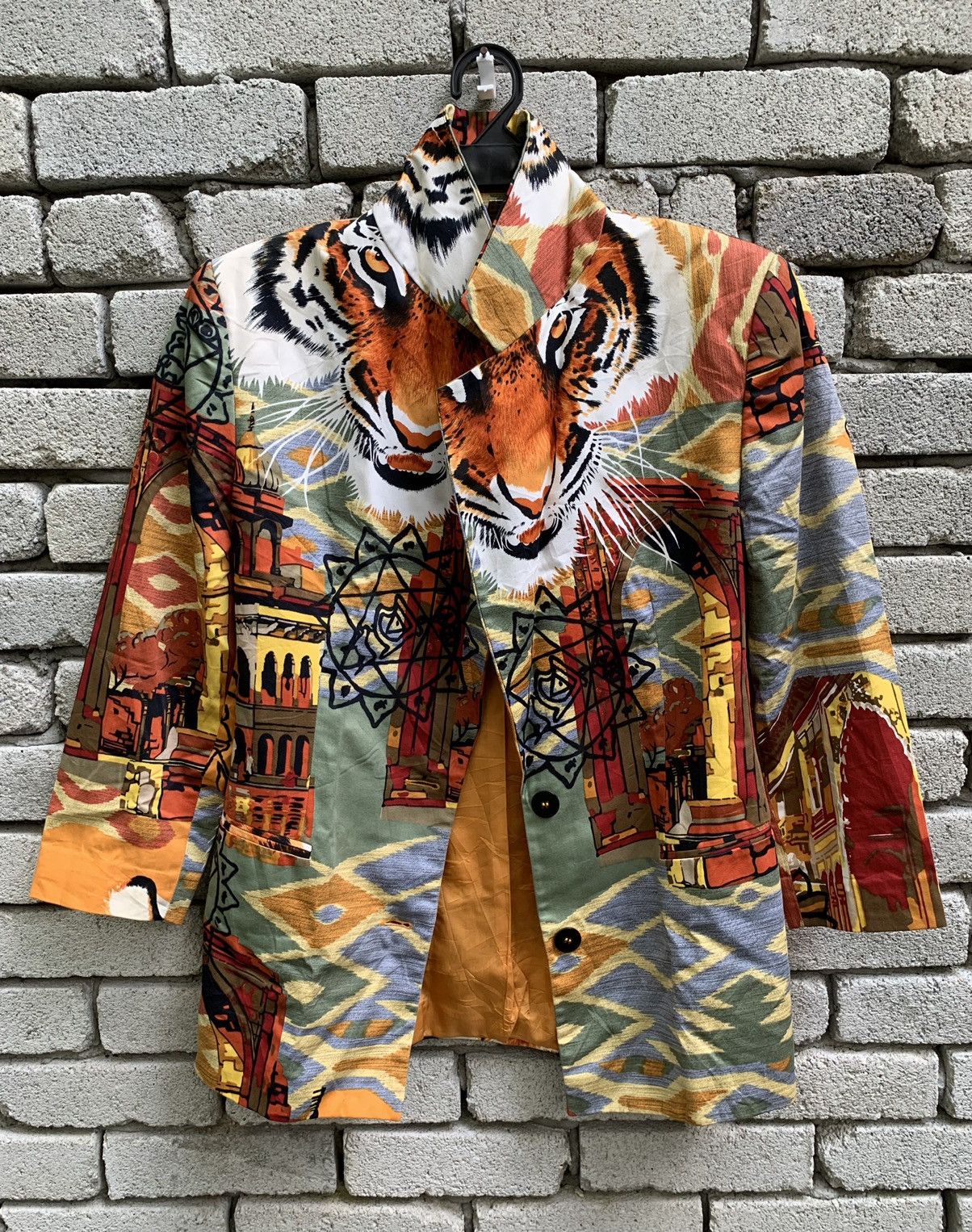Byblos Rare🔥🔥 Byblos Full Printed Blazer Made In Italy Size S / US 4 / IT 40 - 10 Thumbnail