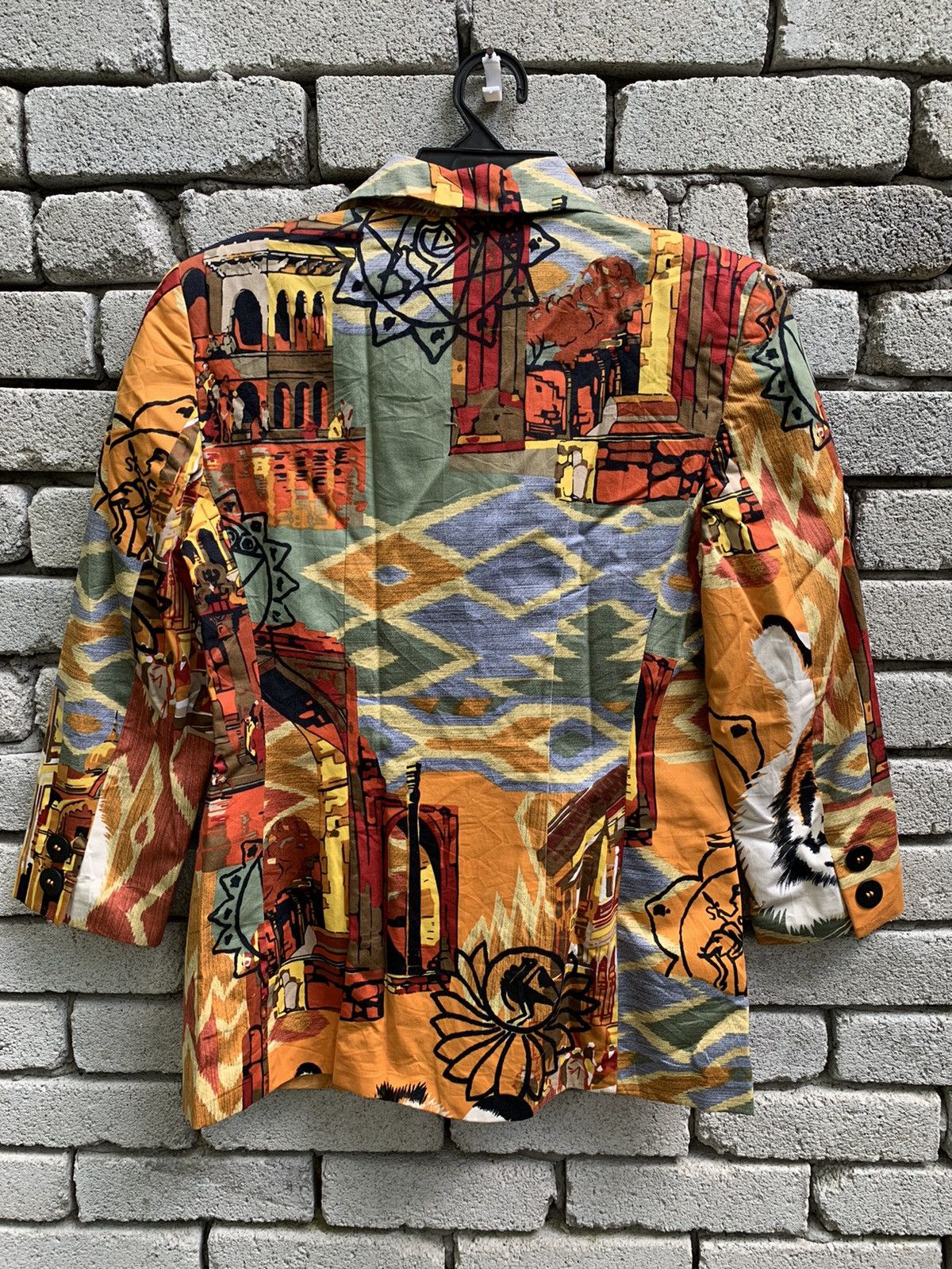 Byblos Rare🔥🔥 Byblos Full Printed Blazer Made In Italy Size S / US 4 / IT 40 - 6 Thumbnail