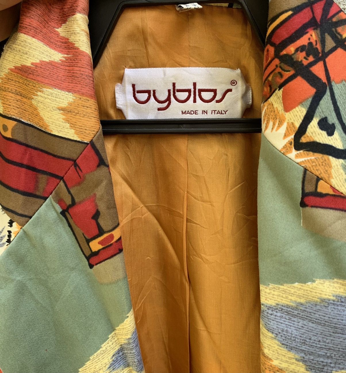 Byblos Rare🔥🔥 Byblos Full Printed Blazer Made In Italy Size S / US 4 / IT 40 - 17 Thumbnail