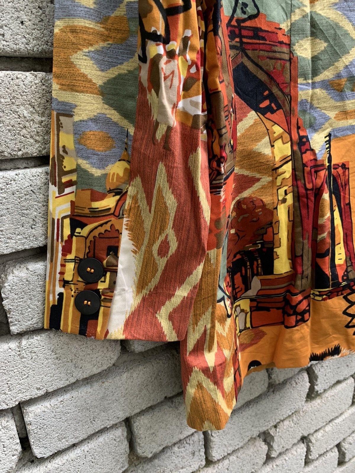 Byblos Rare🔥🔥 Byblos Full Printed Blazer Made In Italy Size S / US 4 / IT 40 - 15 Thumbnail