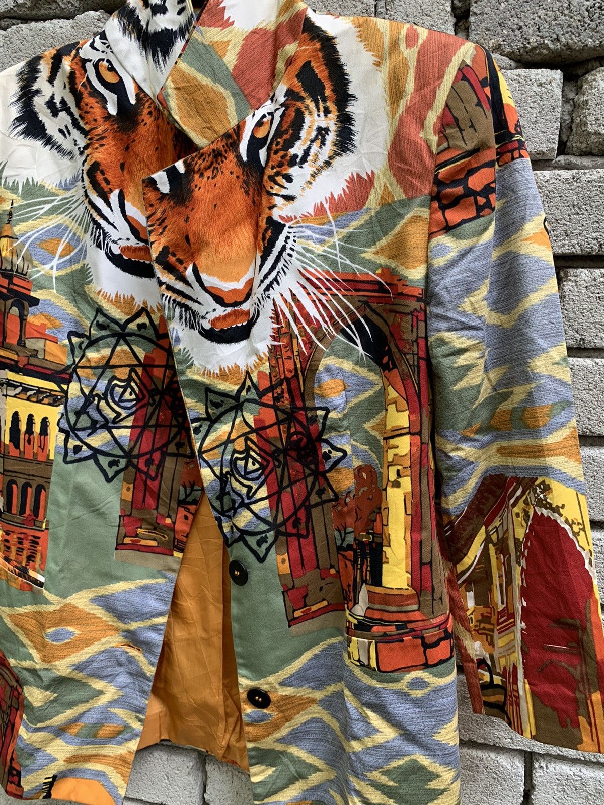 Byblos Rare🔥🔥 Byblos Full Printed Blazer Made In Italy Size S / US 4 / IT 40 - 12 Thumbnail