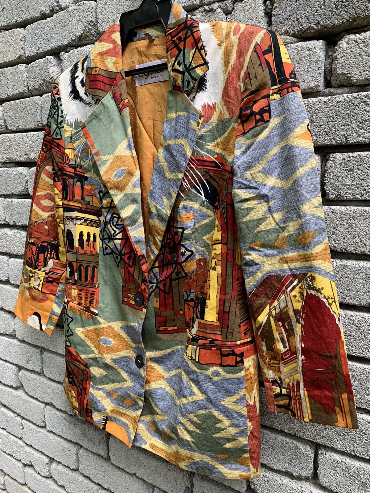 Byblos Rare🔥🔥 Byblos Full Printed Blazer Made In Italy Size S / US 4 / IT 40 - 5 Thumbnail