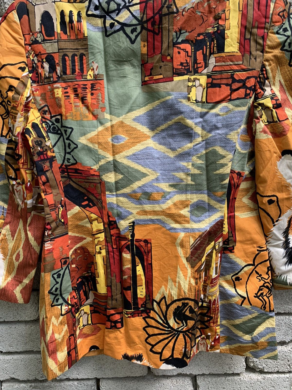 Byblos Rare🔥🔥 Byblos Full Printed Blazer Made In Italy Size S / US 4 / IT 40 - 9 Thumbnail