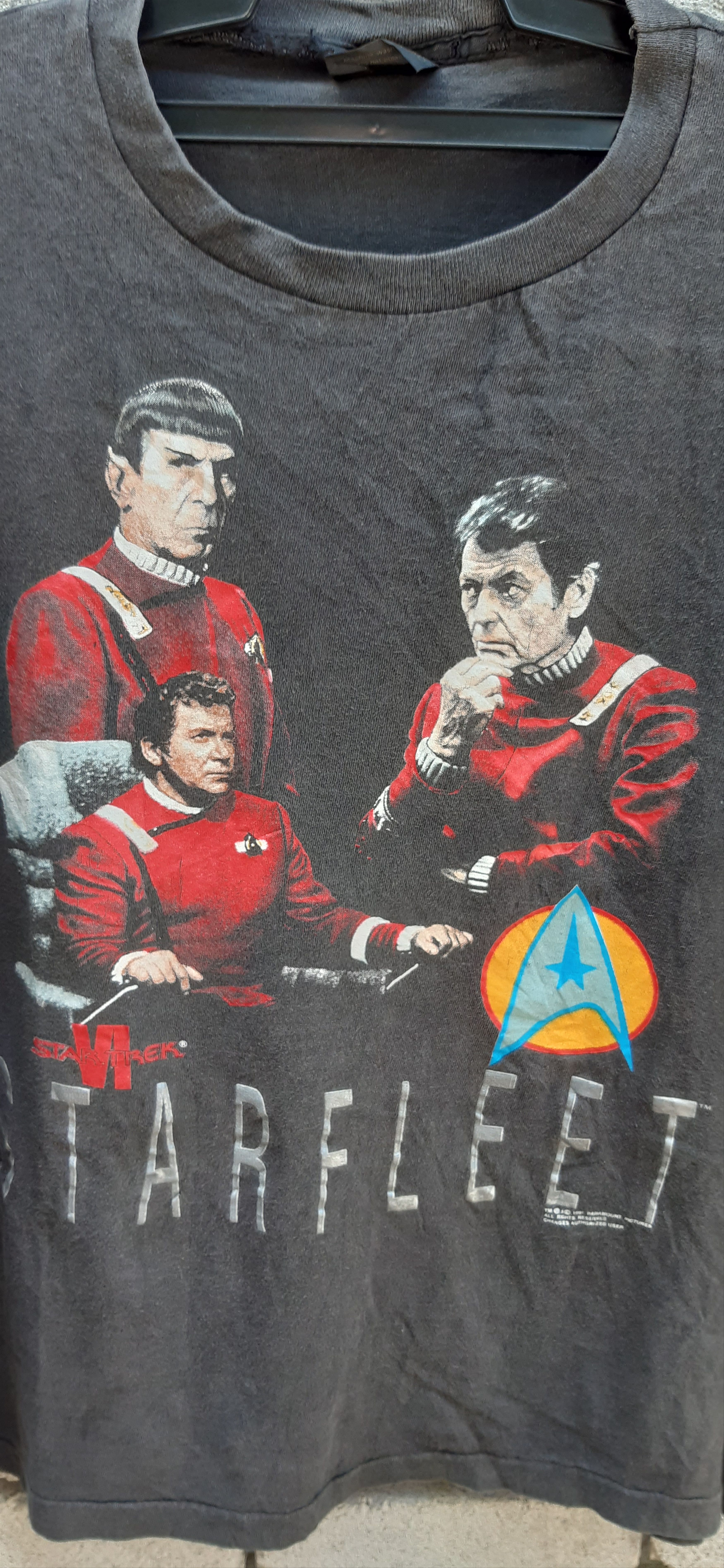 Vintage Rare!!! Vintage 90s movie.. star trek starfleet t shirt Size US XL / EU 56 / 4 - 8 Thumbnail