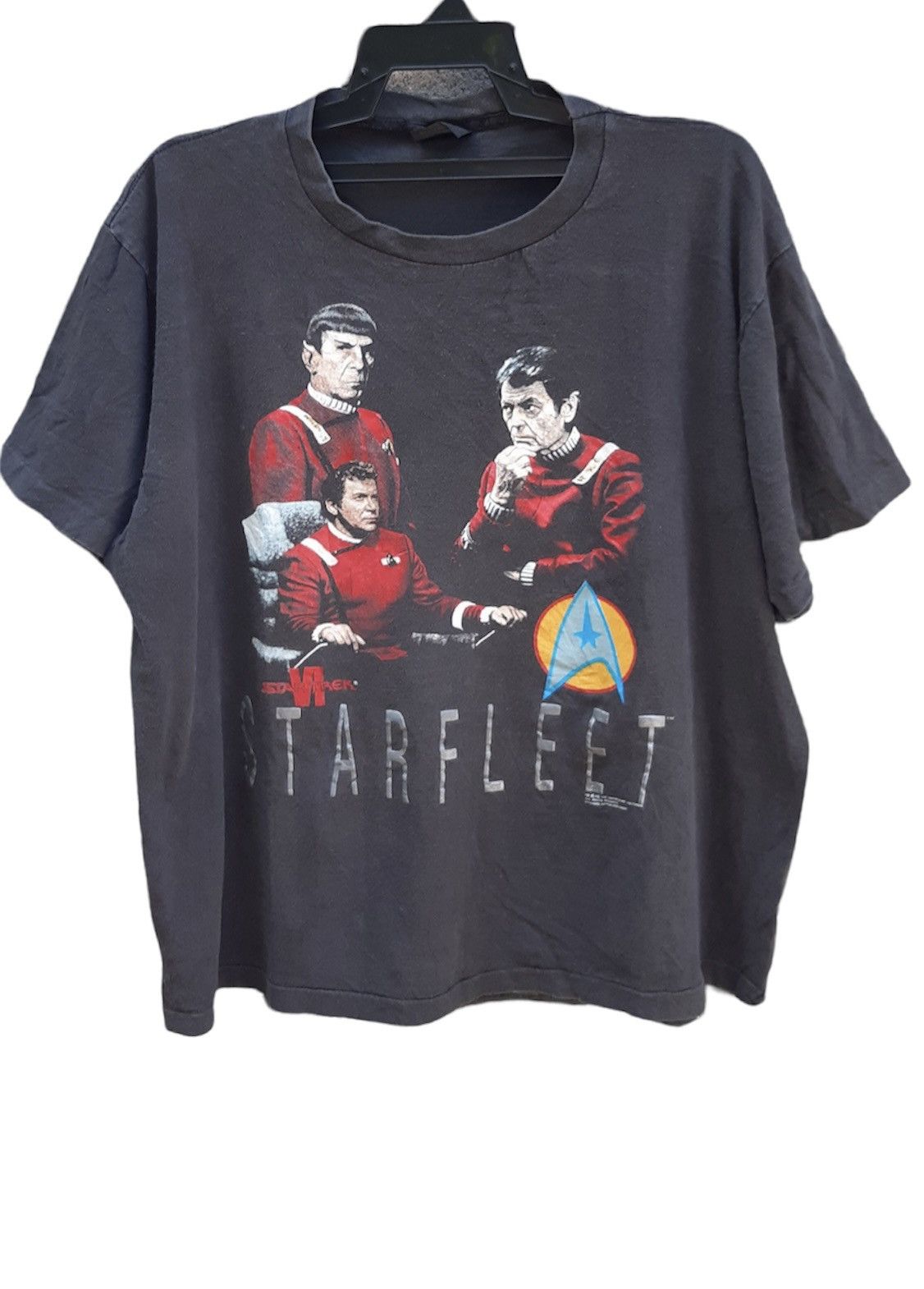 Vintage Rare!!! Vintage 90s movie.. star trek starfleet t shirt Size US XL / EU 56 / 4 - 1 Thumbnail