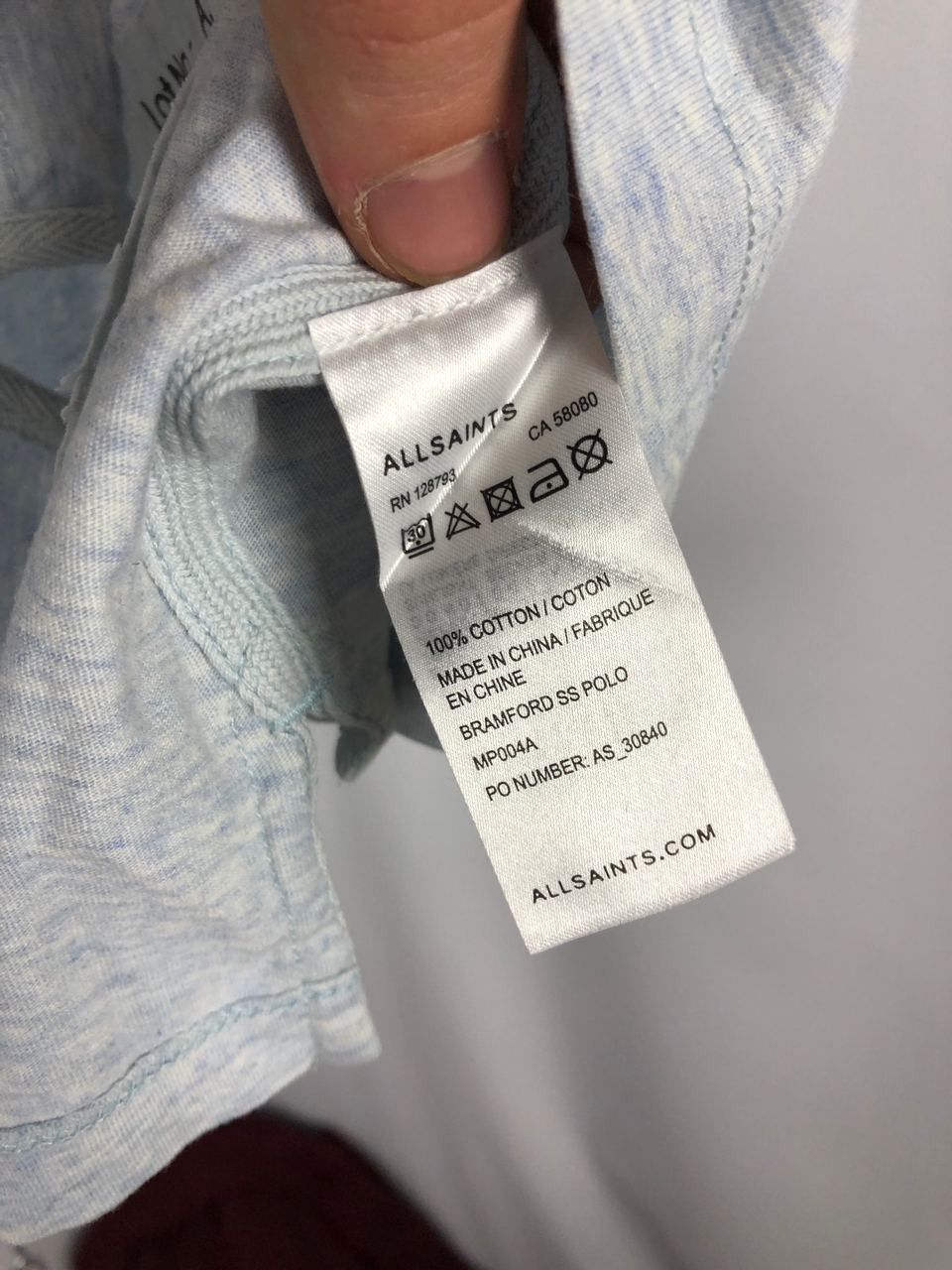 Allsaints Allsaints polo t-shirts size L Size US L / EU 52-54 / 3 - 5 Thumbnail