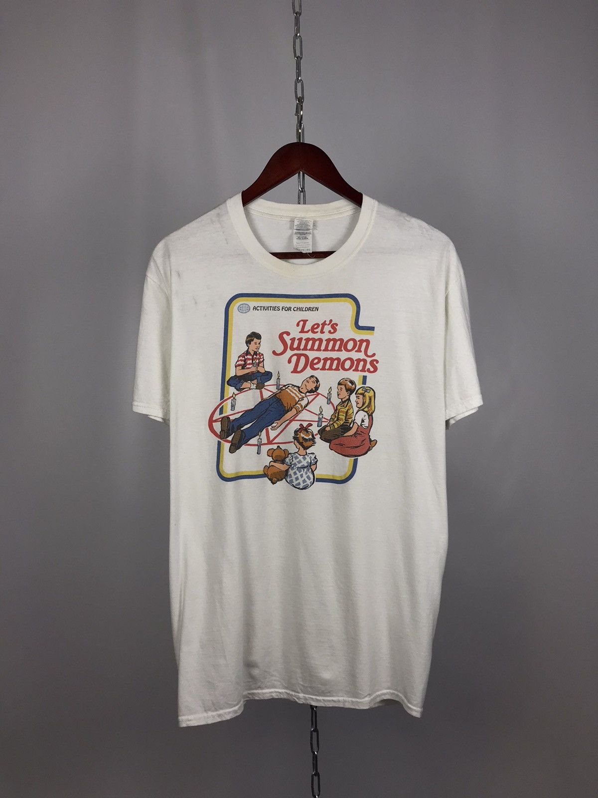 Expert Horror × Other Let’s summon demons expert horror evil devil tee Size US XL / EU 56 / 4 - 1 Thumbnail