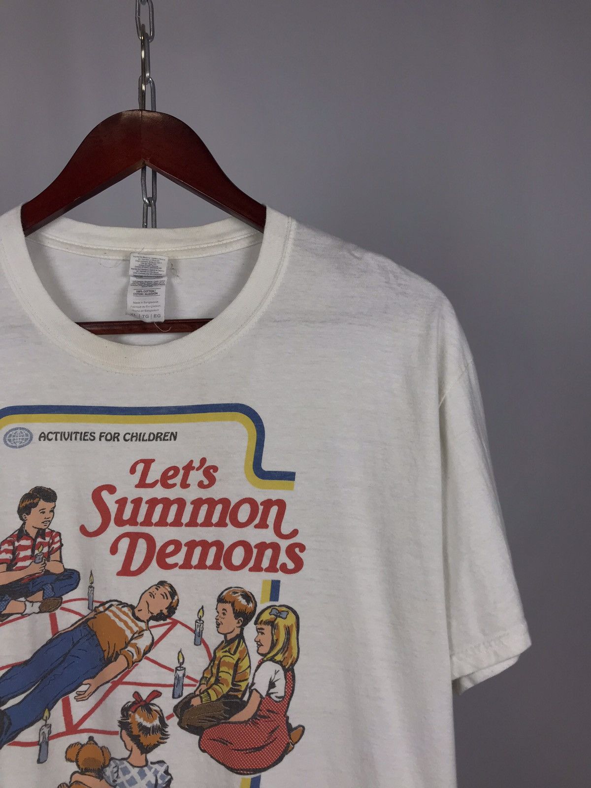Expert Horror × Other Let’s summon demons expert horror evil devil tee Size US XL / EU 56 / 4 - 2 Thumbnail