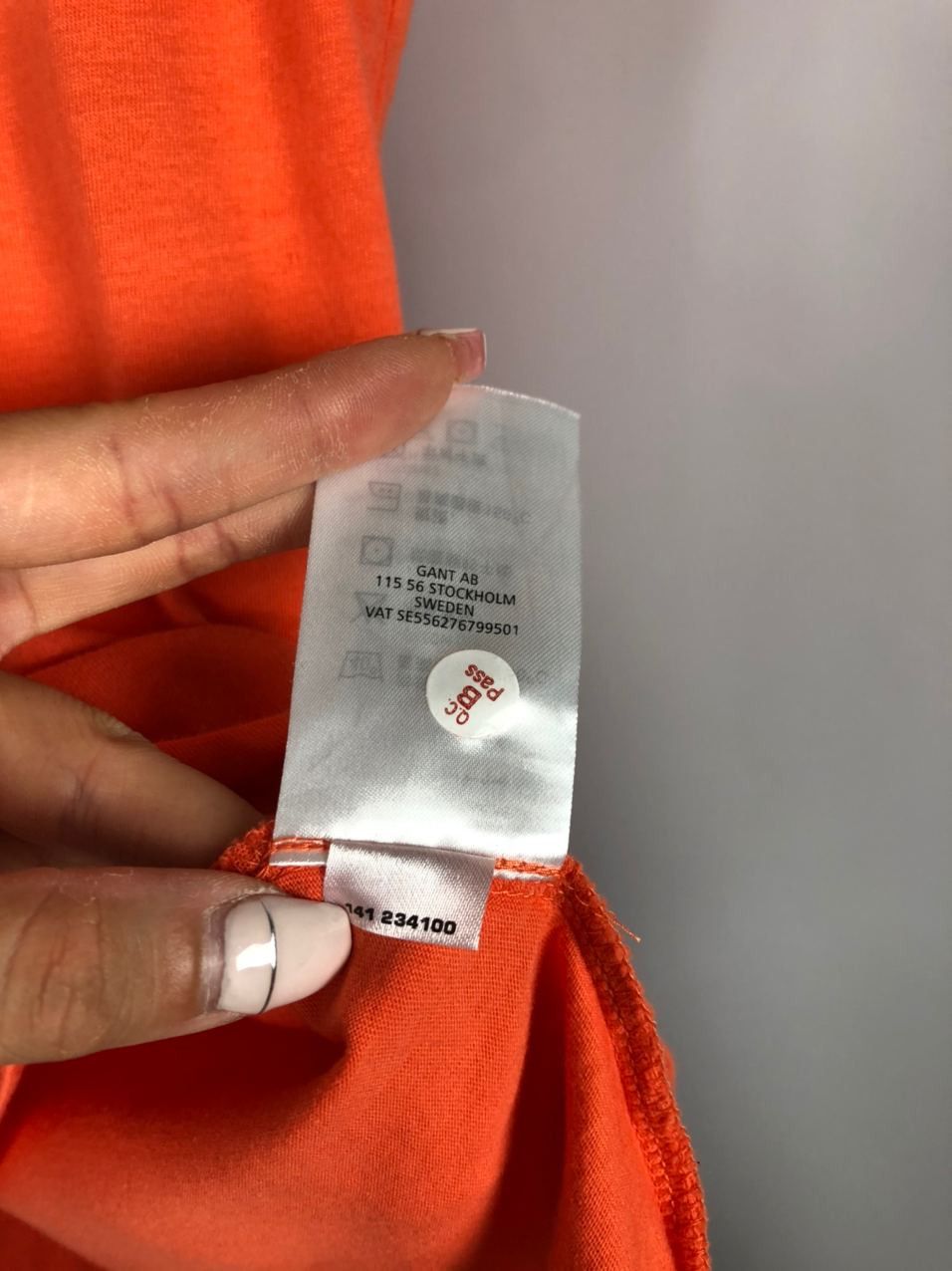 Gant Men’s Gant T-shirts orange size M Size US M / EU 48-50 / 2 - 4 Thumbnail