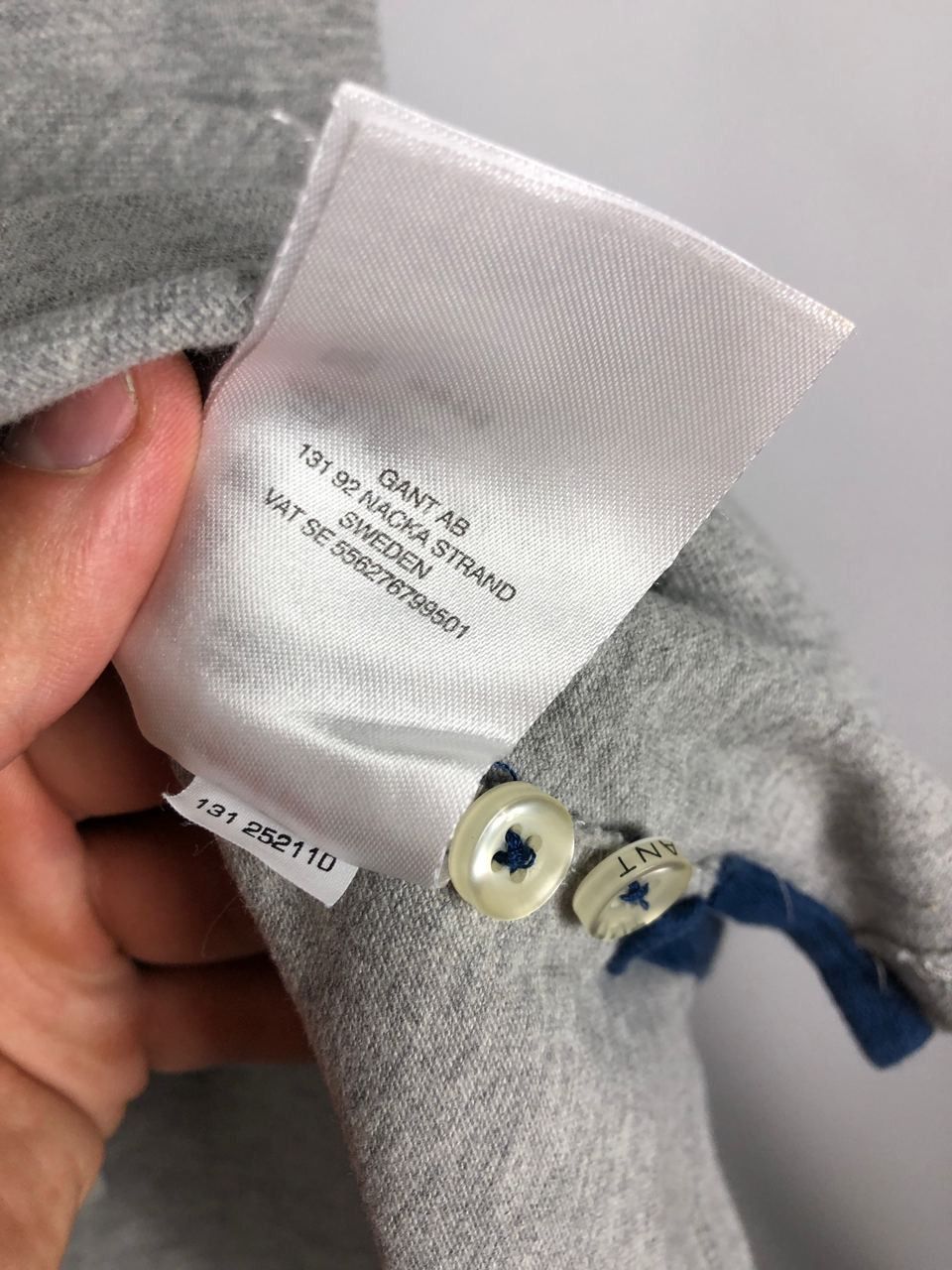 Gant Men’s Gant polo t-shirts slim fit grey size L Size US L / EU 52-54 / 3 - 4 Thumbnail