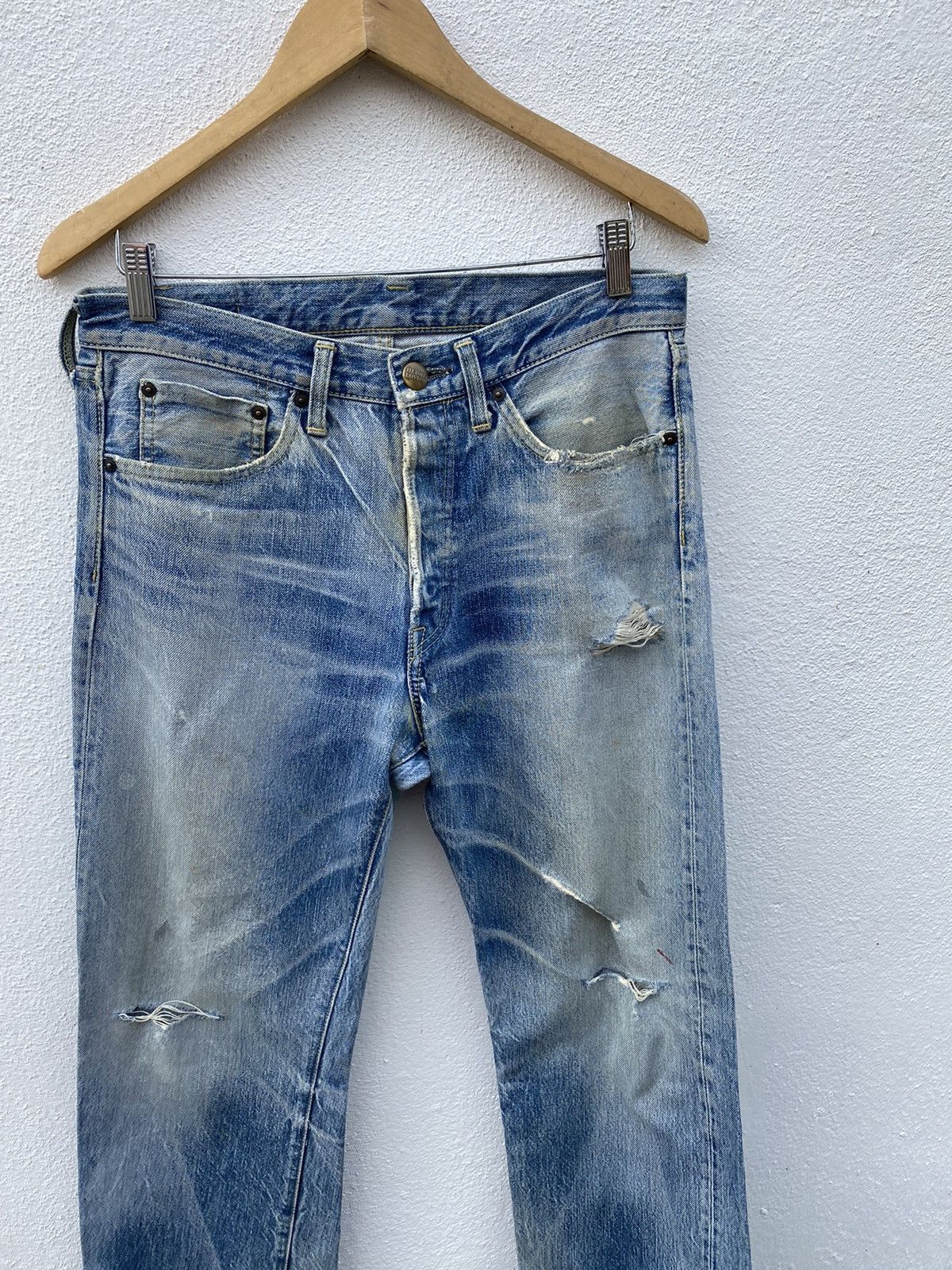 Japanese Brand Vintage Japanese brand X Heddie lovu selvedge jeans Size US 32 / EU 48 - 3 Thumbnail