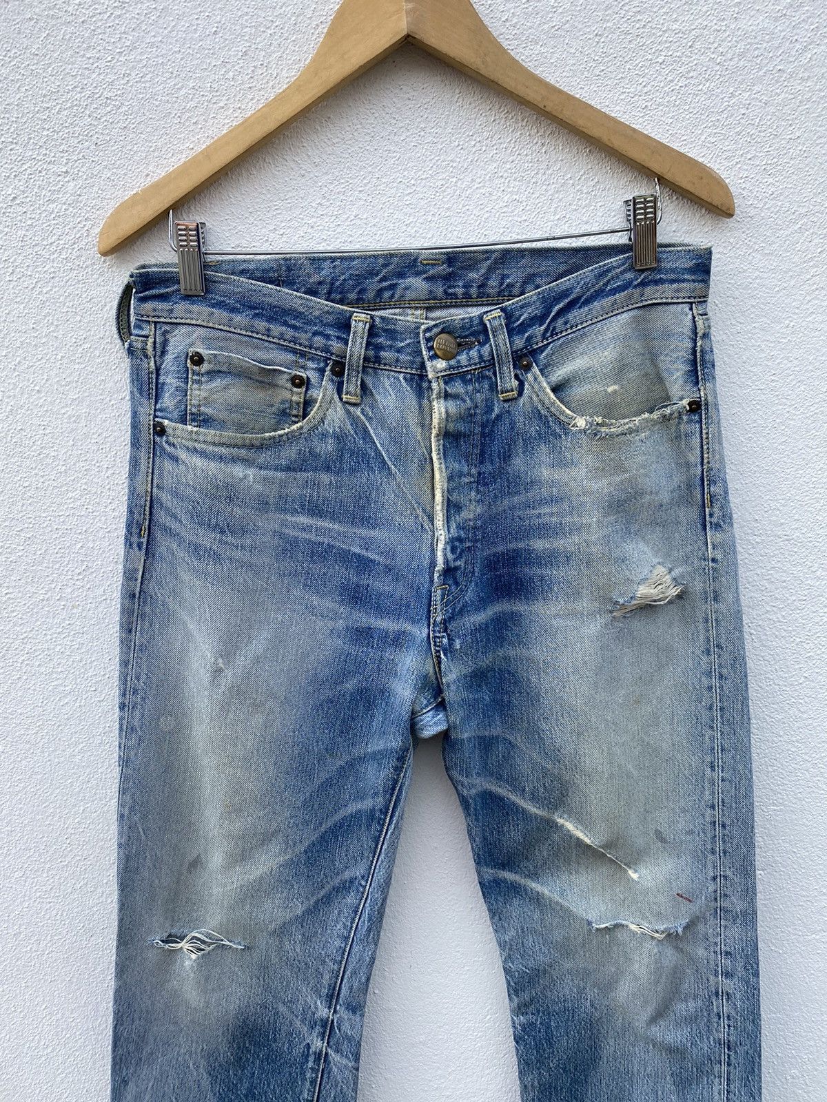 Japanese Brand Vintage Japanese brand X Heddie lovu selvedge jeans Size US 32 / EU 48 - 6 Thumbnail