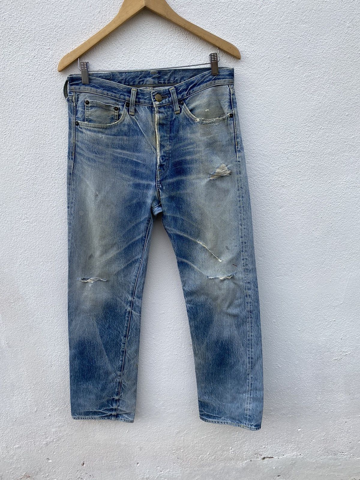 Japanese Brand Vintage Japanese brand X Heddie lovu selvedge jeans Size US 32 / EU 48 - 2 Thumbnail