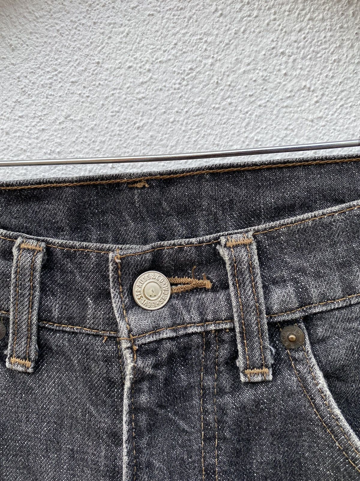 Levi's Vintage Levis black skinny jeans Size US 28 / EU 44 - 7 Thumbnail