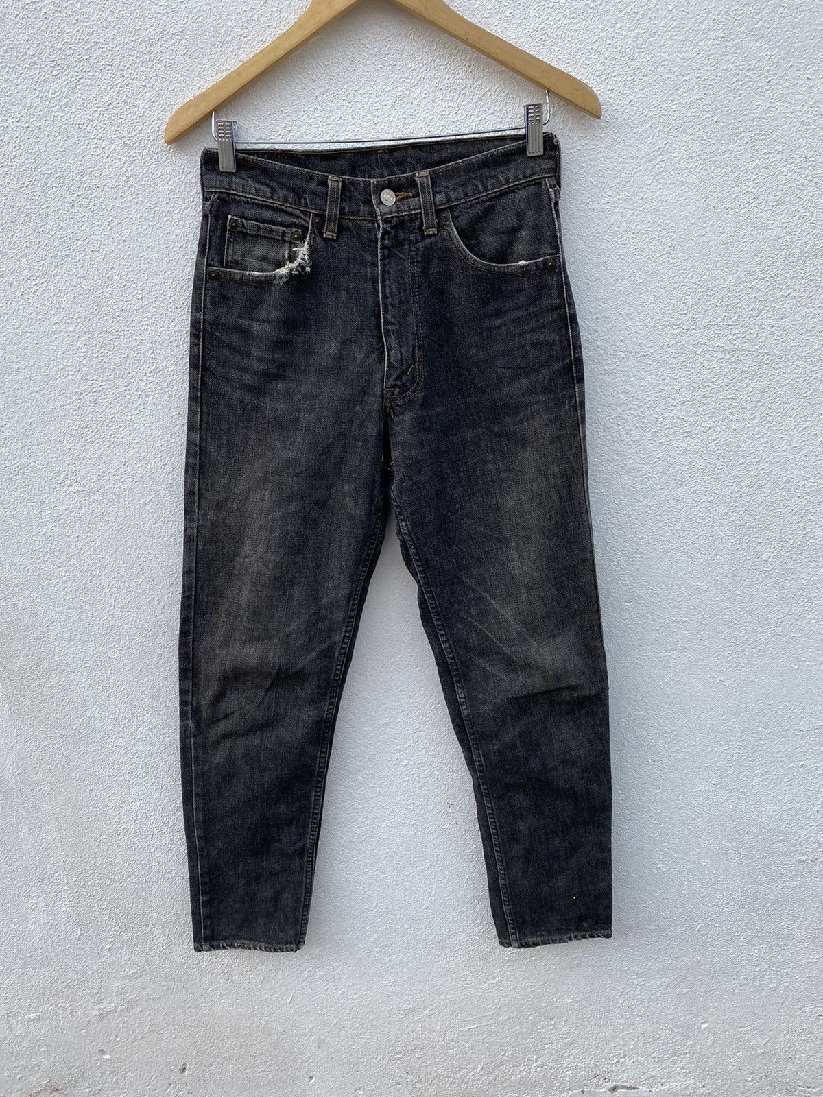 Levi's Vintage Levis black skinny jeans Size US 28 / EU 44 - 1 Thumbnail