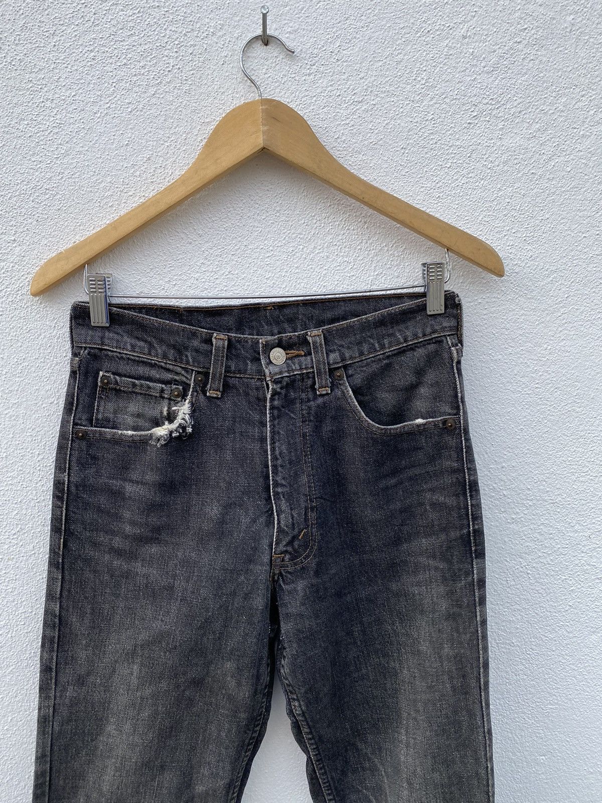Levi's Vintage Levis black skinny jeans Size US 28 / EU 44 - 6 Thumbnail