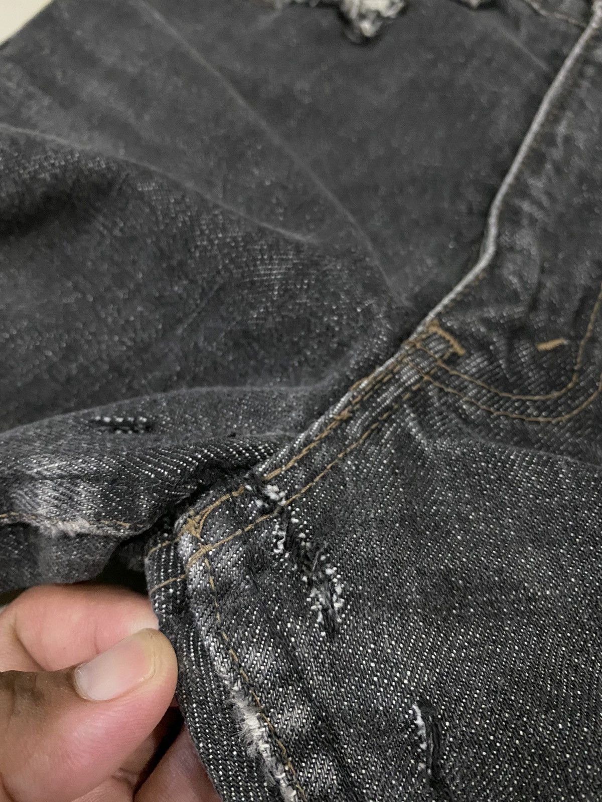 Levi's Vintage Levis black skinny jeans Size US 28 / EU 44 - 15 Thumbnail