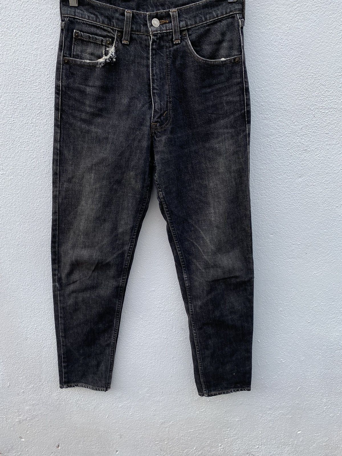 Levi's Vintage Levis black skinny jeans Size US 28 / EU 44 - 3 Thumbnail