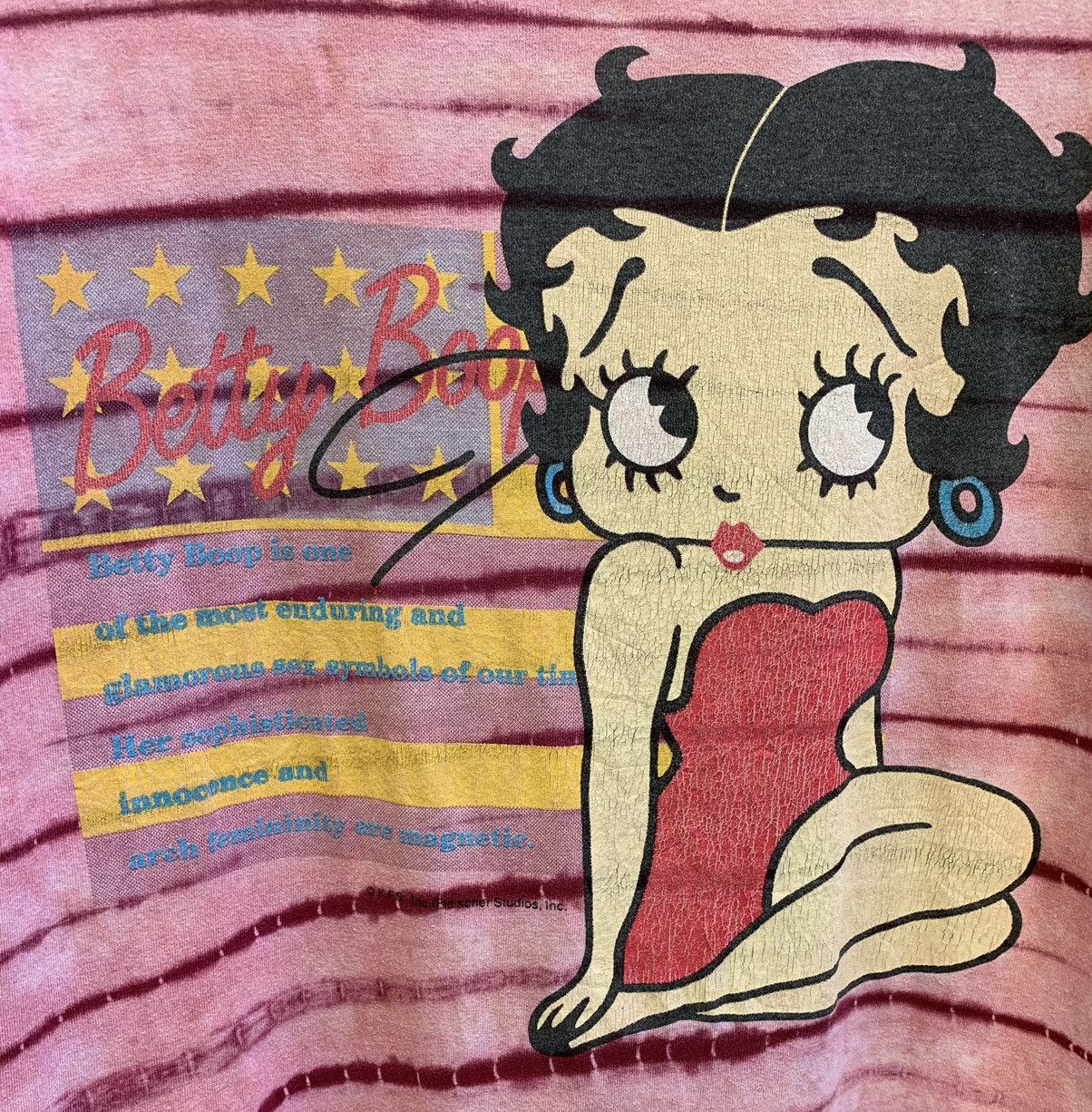 Vintage Vintage Betty Boop Over Print T Shirt Size US XL / EU 56 / 4 - 8 Thumbnail