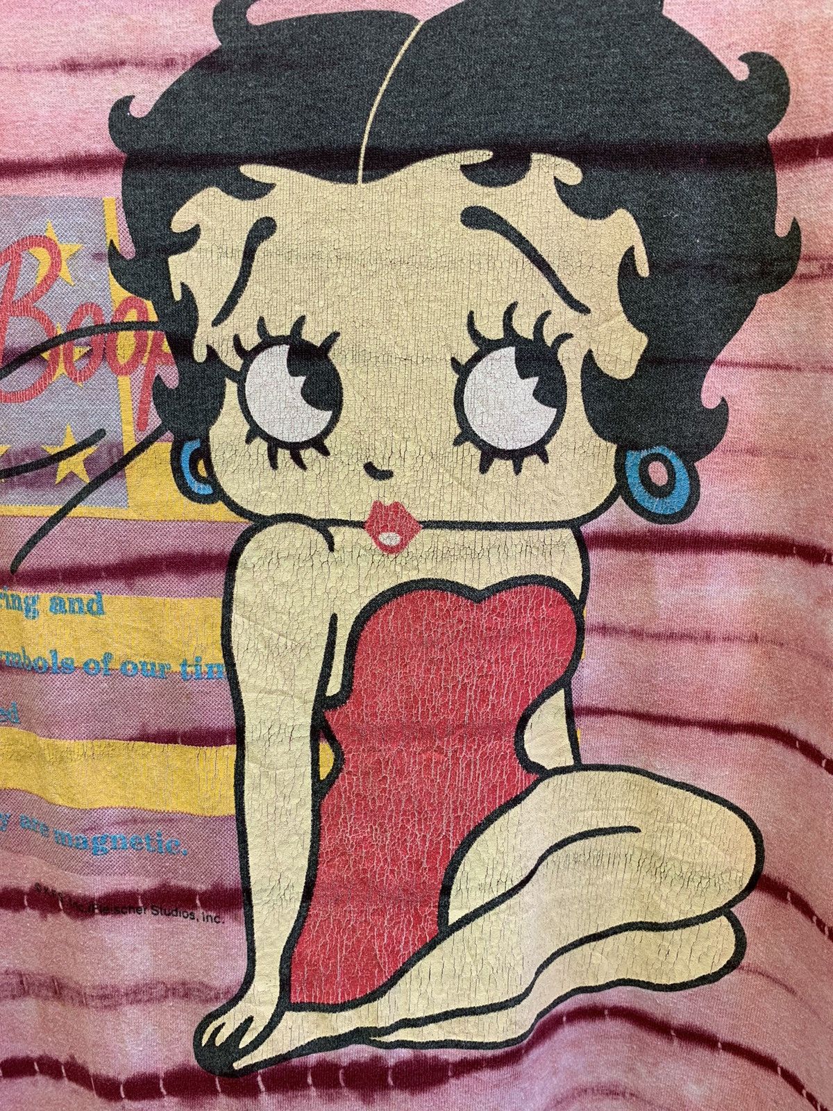 Vintage Vintage Betty Boop Over Print T Shirt Size US XL / EU 56 / 4 - 10 Thumbnail