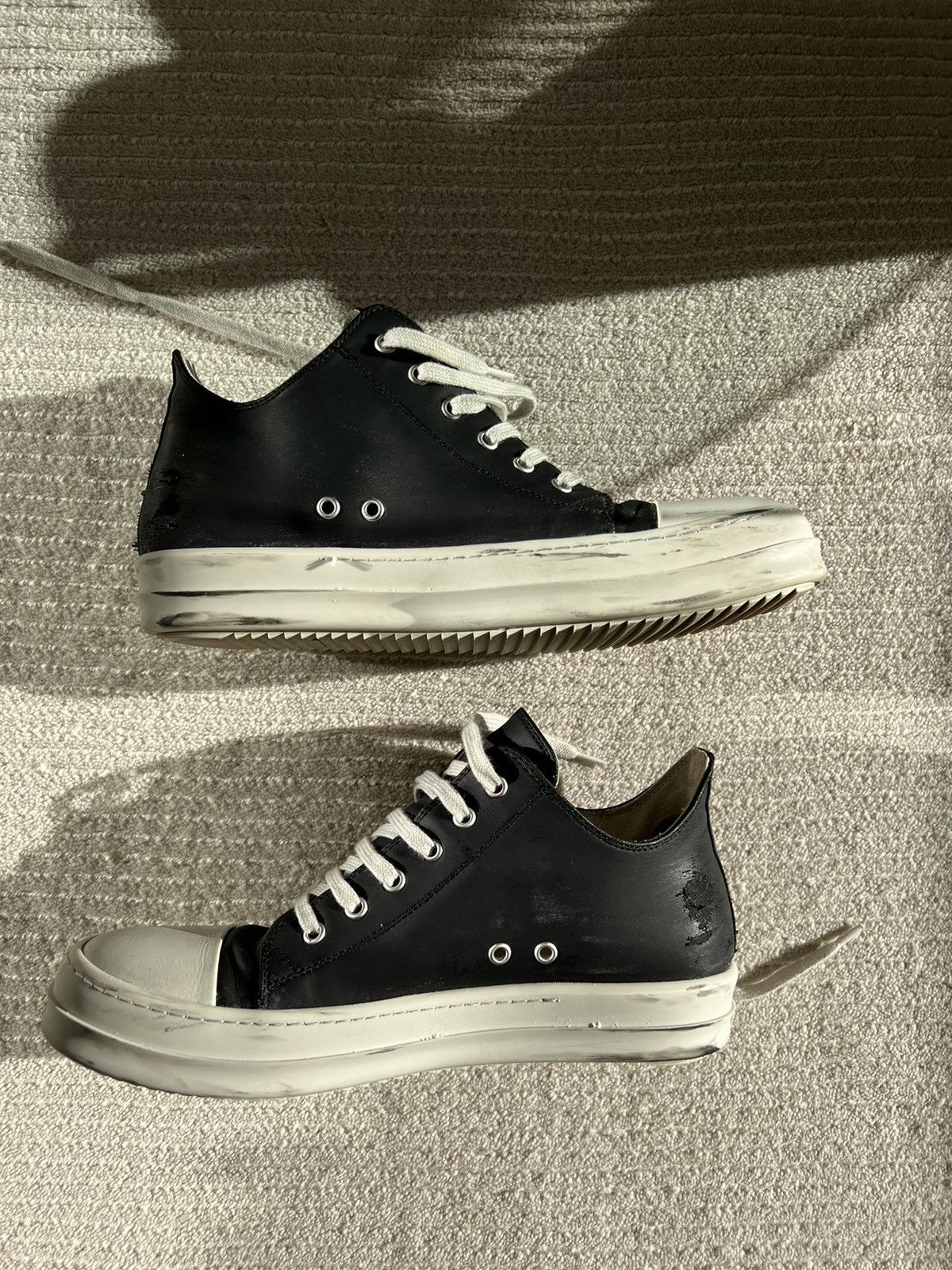 Rick Owens Rick Owens Ramone Low-top *RARE SZ 9.5* Size US 9.5 / EU 42-43 - 4 Thumbnail