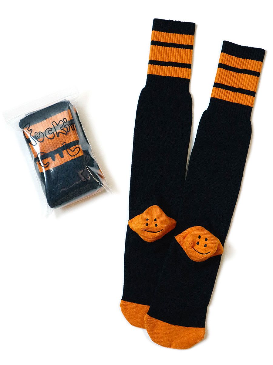 Kapital Kapital 144 HAPPY HEEL embroidery skaters knee high Size ONE SIZE - 1 Preview