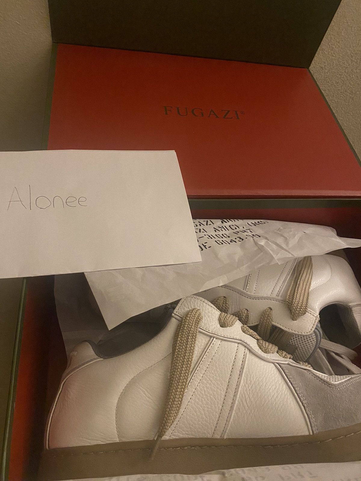 Fugazi Fugazi Fats Gat Sneaker in White Size US 11 / EU 44 - 9 Thumbnail