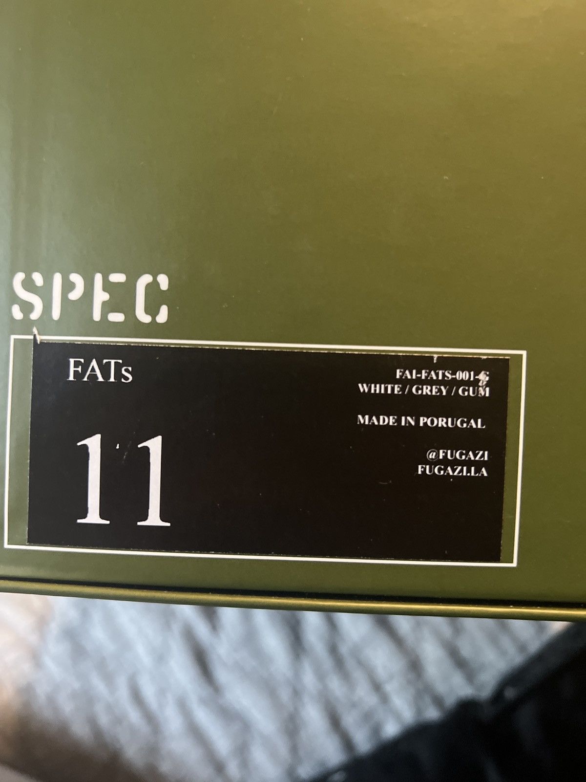 Fugazi Fugazi Fats Gat Sneaker in White Size US 11 / EU 44 - 8 Thumbnail