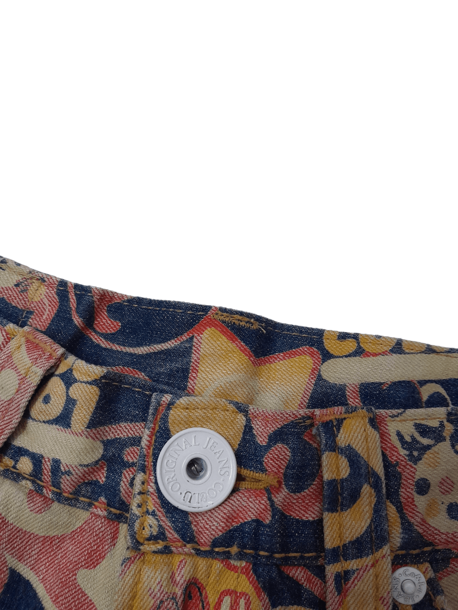 Japanese Brand Co & Lu Fullprint Denim like Hysteric Style (E630) Size US 33 - 6 Thumbnail