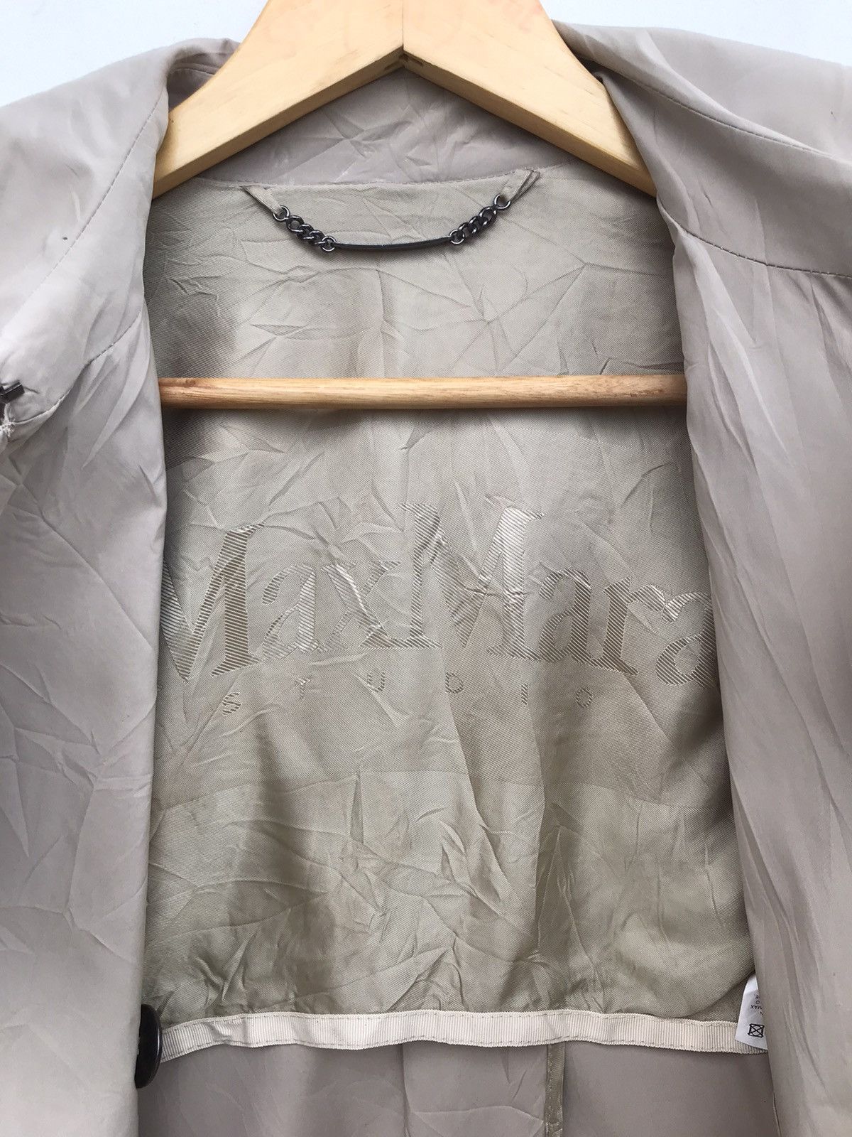 Japanese Brand × Max Mara Max Mara Double Breasted Rain Coat Size S / US 4 / IT 40 - 5 Thumbnail