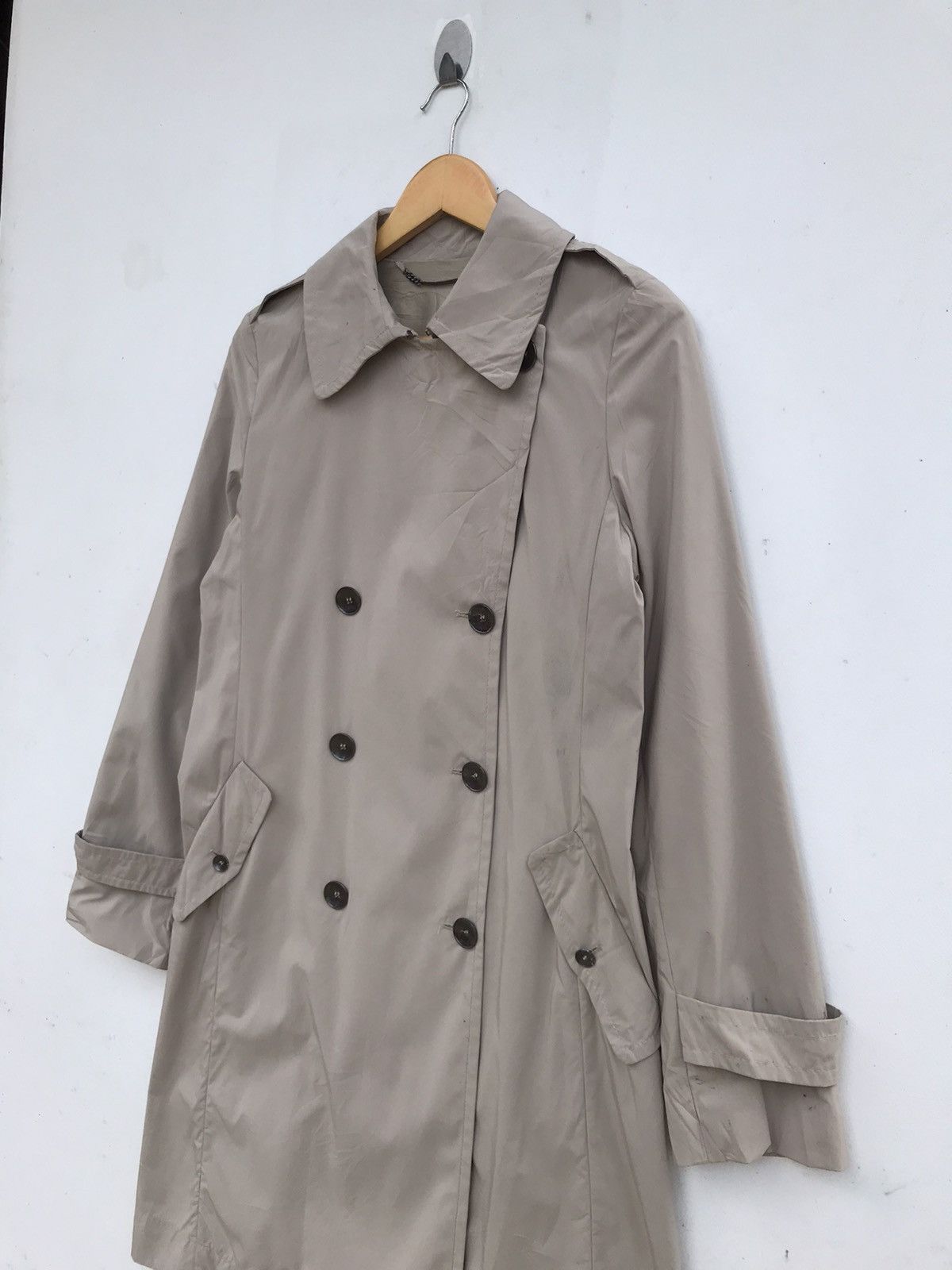 Japanese Brand × Max Mara Max Mara Double Breasted Rain Coat Size S / US 4 / IT 40 - 8 Thumbnail