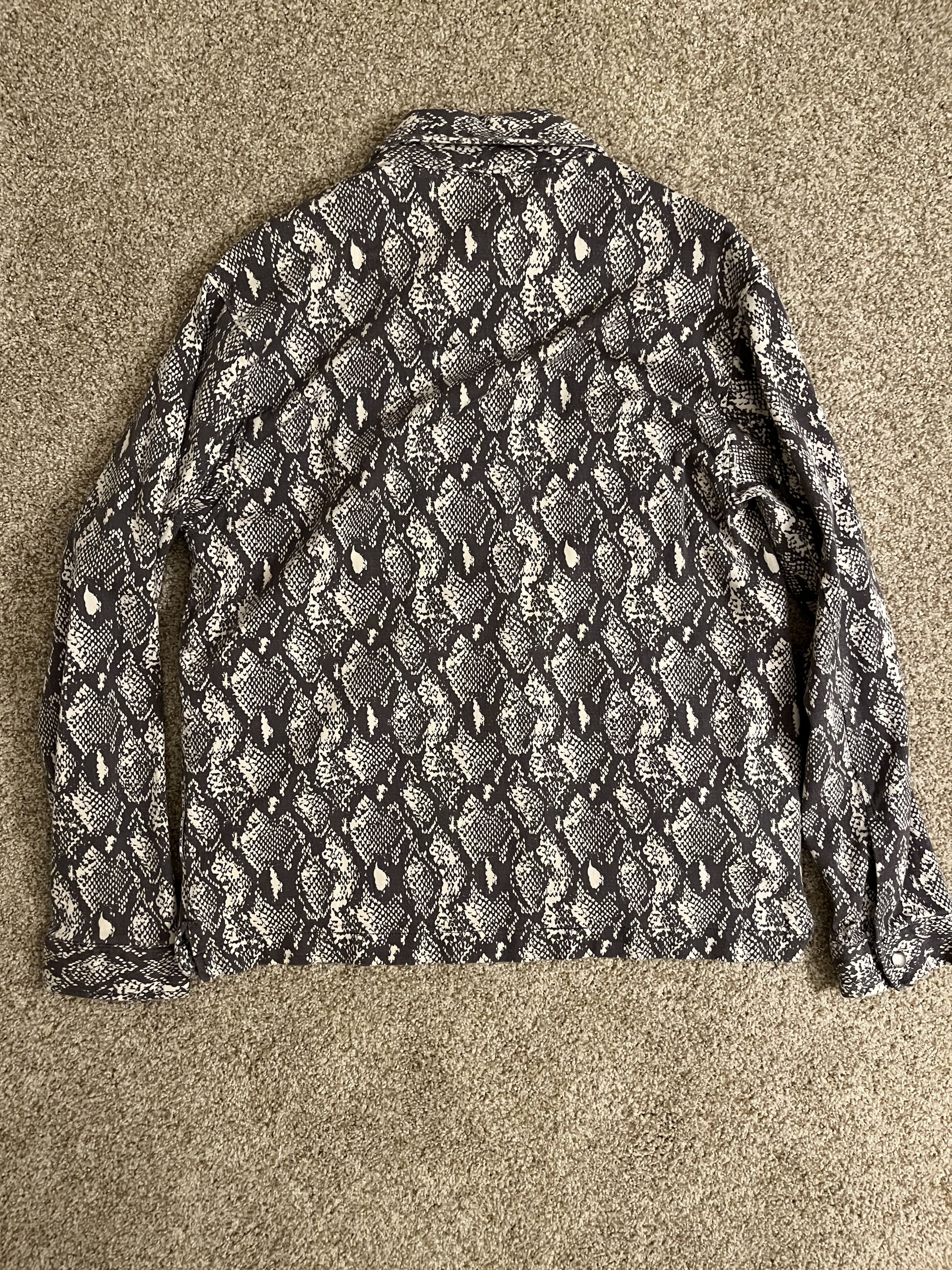 Vintage Snakeskin Zip Jacket Size US M / EU 48-50 / 2 - 3 Thumbnail