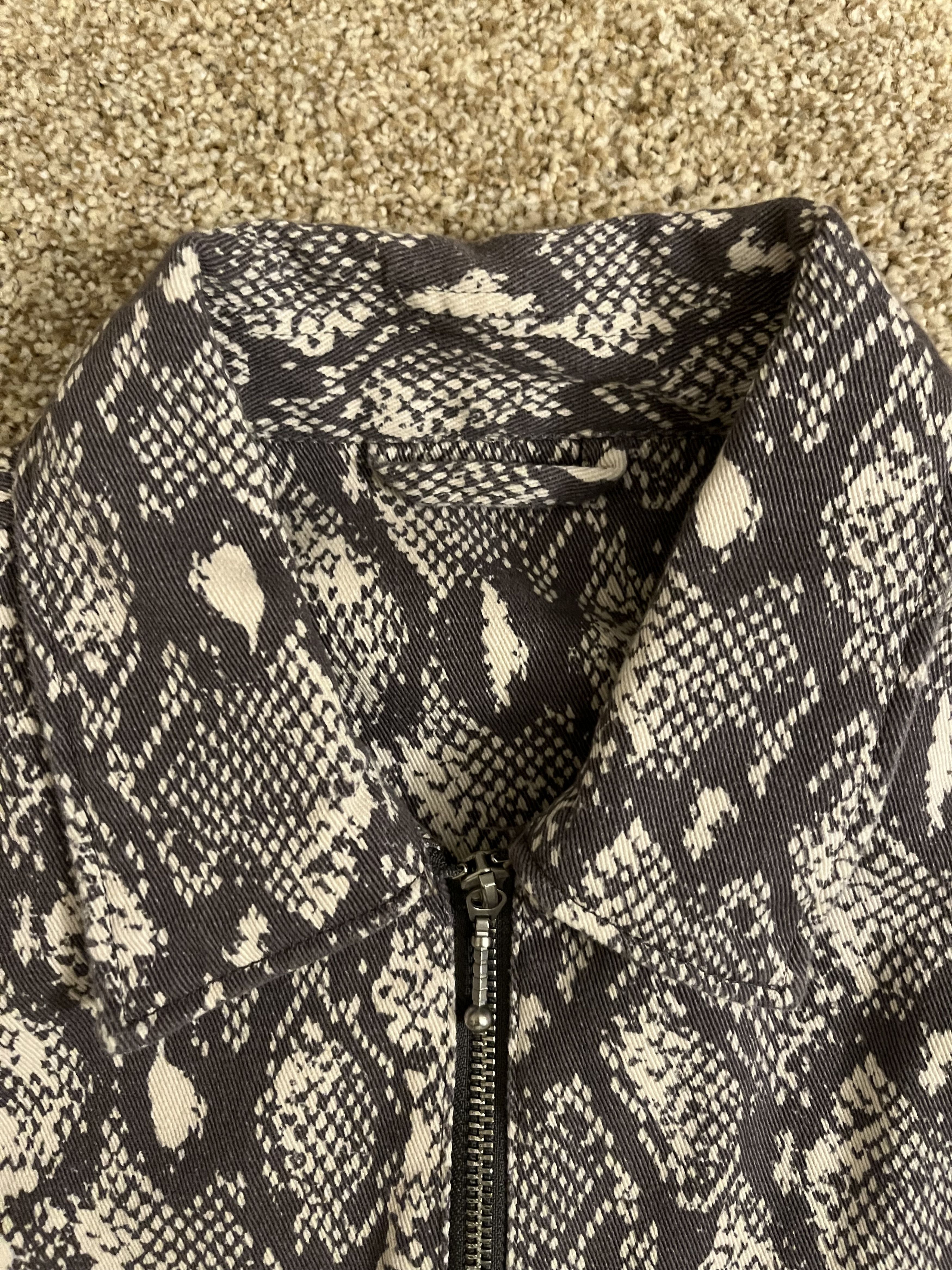 Vintage Snakeskin Zip Jacket Size US M / EU 48-50 / 2 - 2 Thumbnail