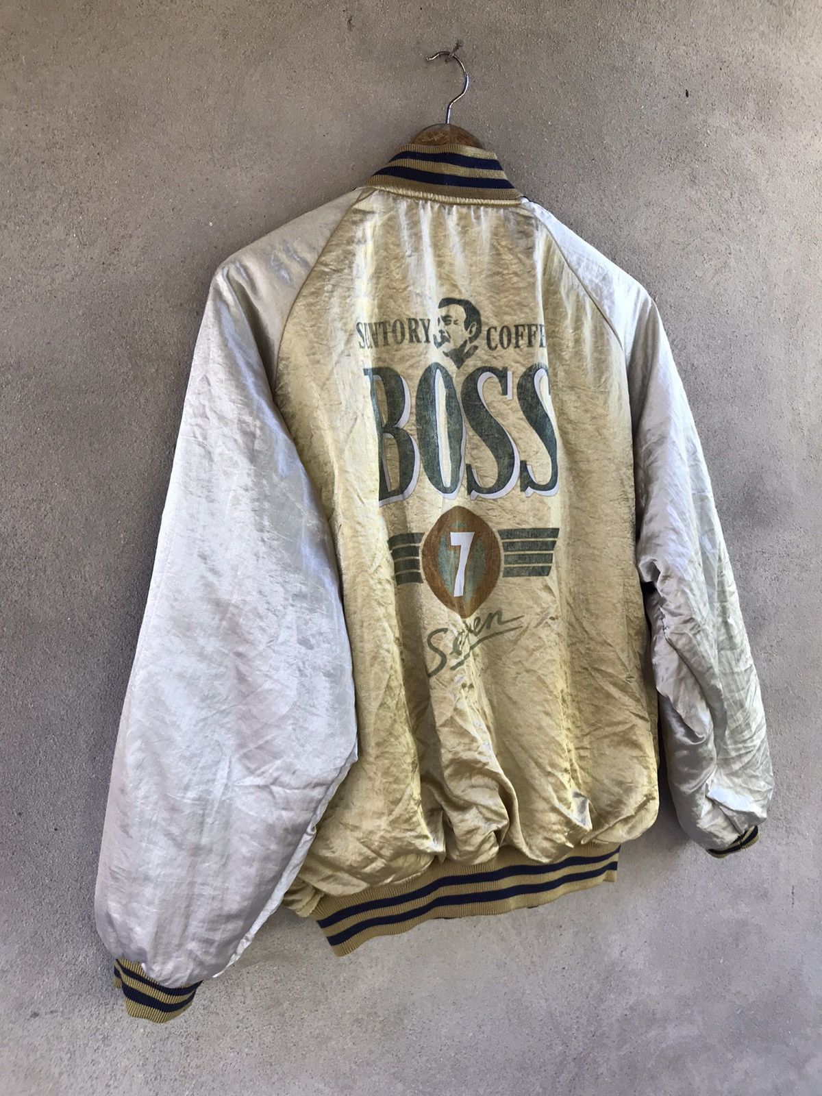 Other VINTAGE SUNTORY COFFEE BOSS 7ELEVEN BOMBER JACKET Size US L / EU 52-54 / 3 - 4 Thumbnail