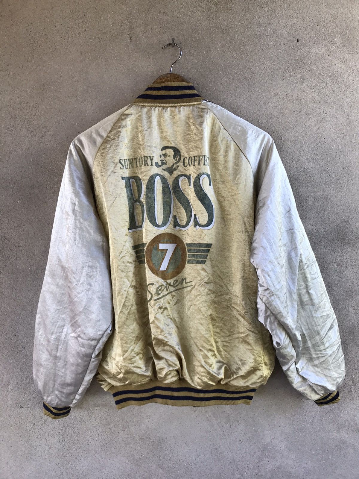 Other VINTAGE SUNTORY COFFEE BOSS 7ELEVEN BOMBER JACKET Size US L / EU 52-54 / 3 - 2 Thumbnail