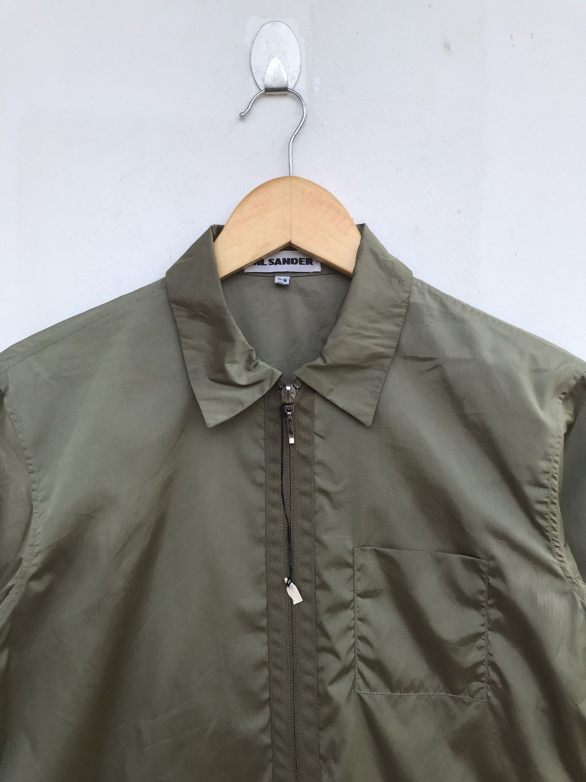 Jil Sander JIL SANDER Archive Poly-Amide Zip-Up Jacket Green Size S / US 4 / IT 40 - 4 Thumbnail