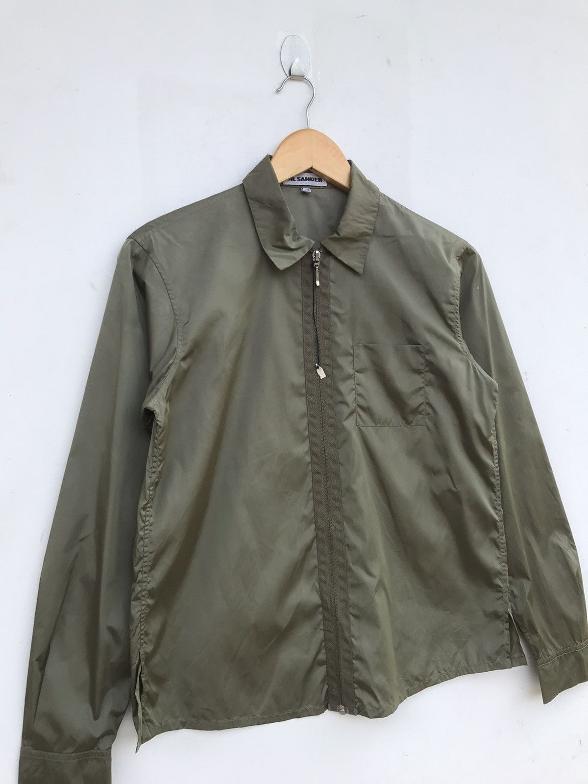 Jil Sander JIL SANDER Archive Poly-Amide Zip-Up Jacket Green Size S / US 4 / IT 40 - 5 Thumbnail