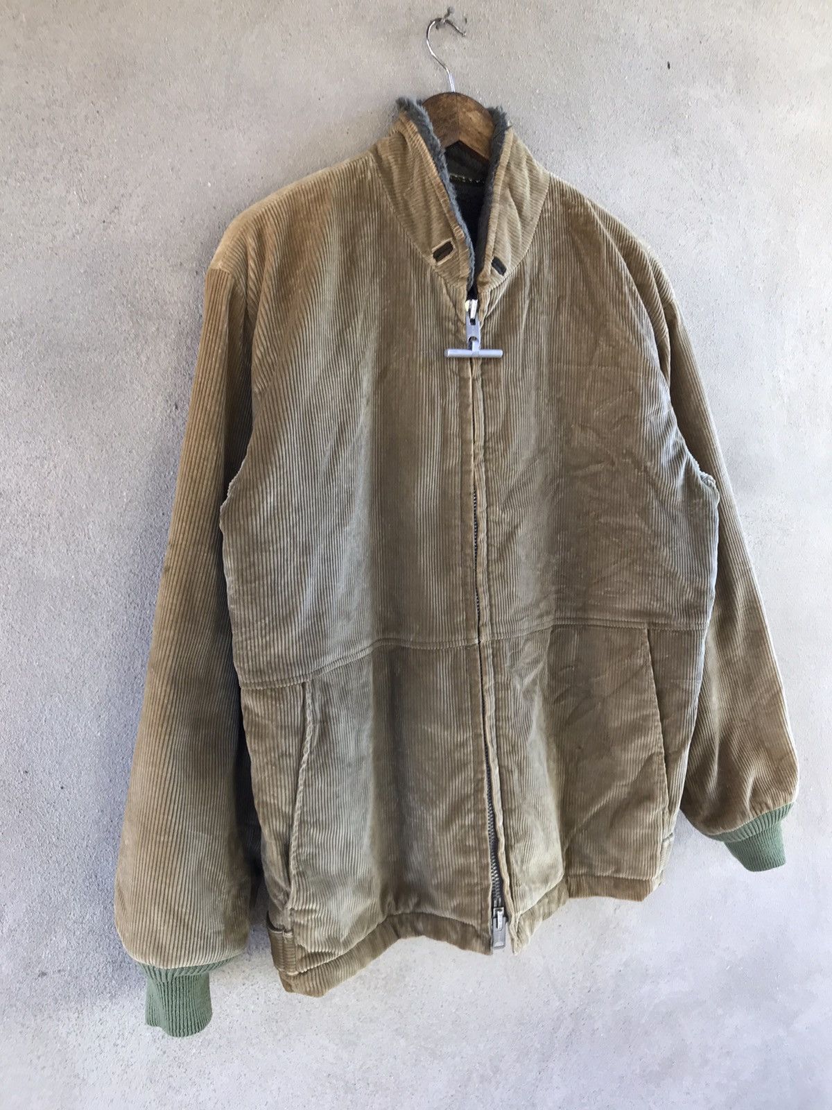 Vintage VINTAGE 80s OUT O’ GLOUCESTER talon zipper CORDUROY JACKET Size US L / EU 52-54 / 3 - 3 Thumbnail