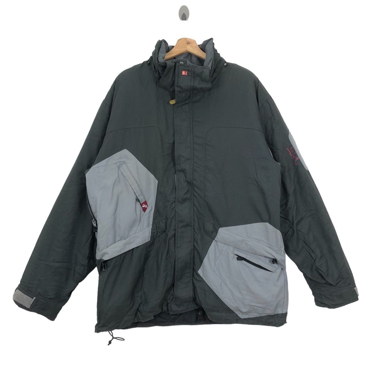 Vintage QUIKSILVER SURF SNOW Rare Design Multipocket Ski