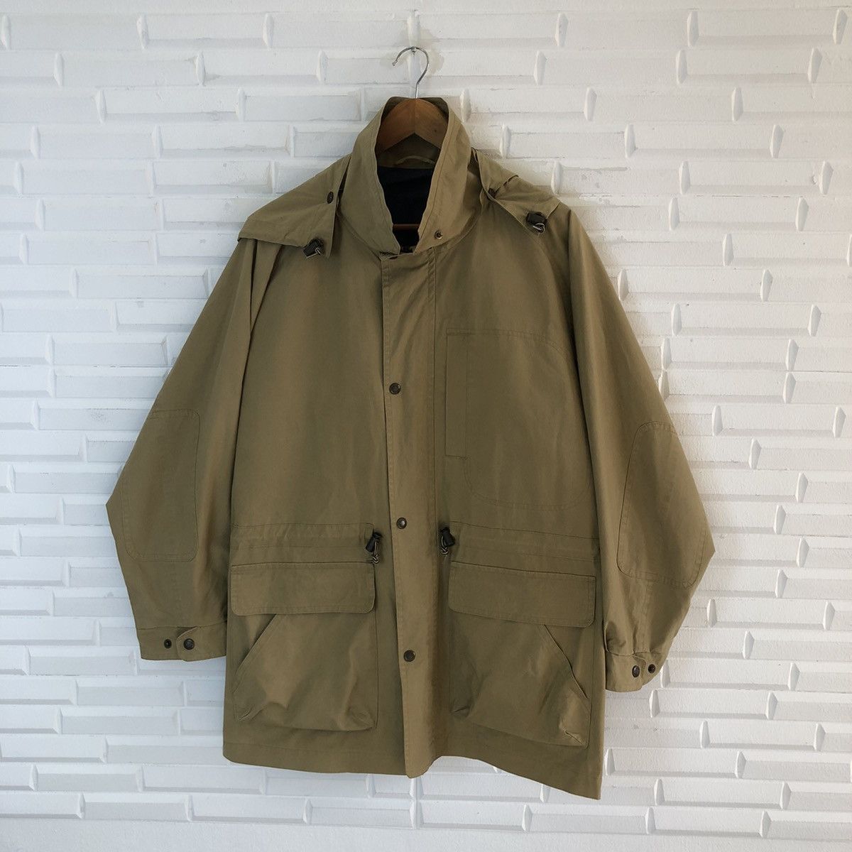 Burberry × Vintage BURBERRY LIGHT HOODIE JACKET Size US L / EU 52-54 / 3 - 1 Thumbnail