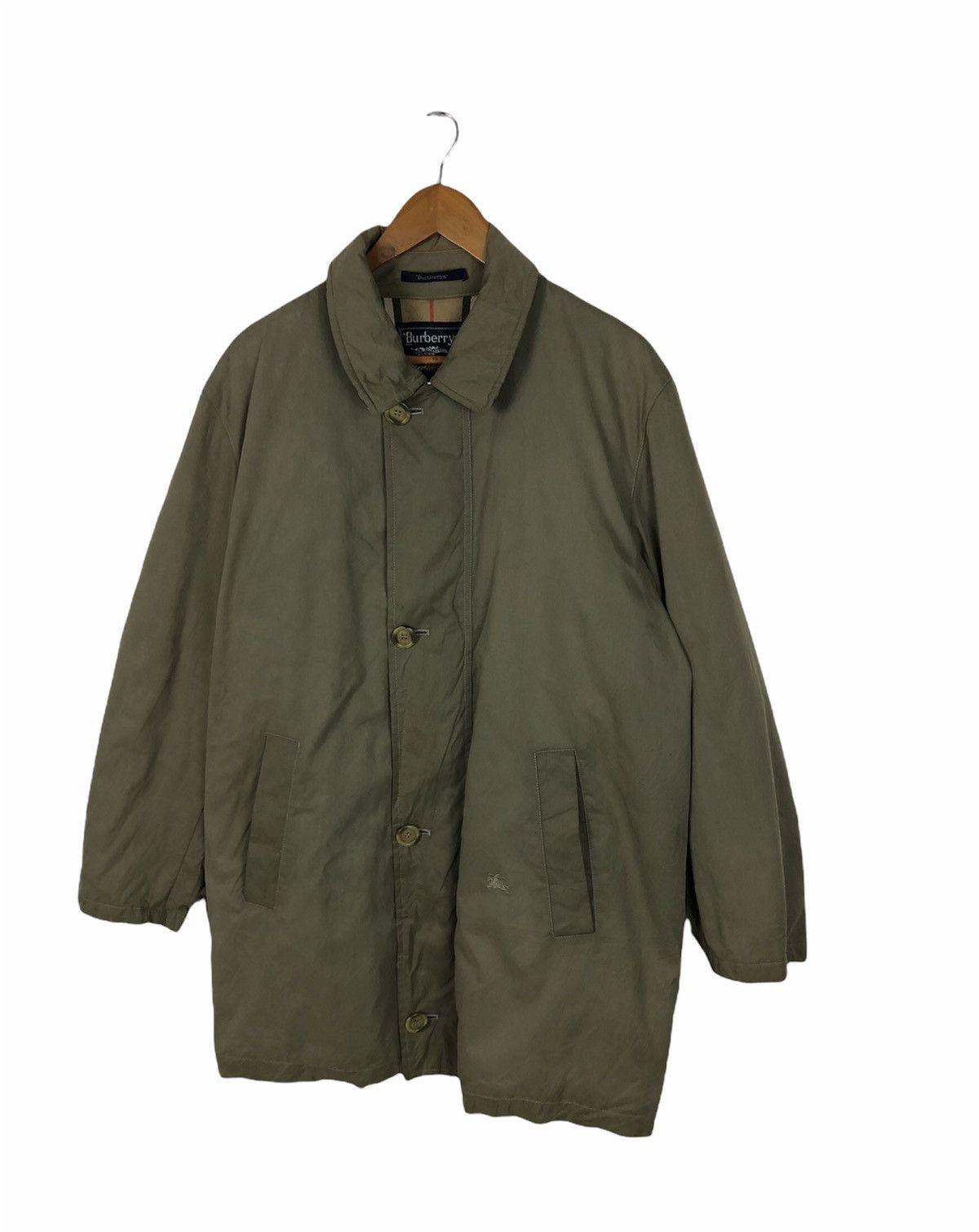 Burberry × Vintage BURBERRY PRORSUM NOVA CHECK TRENCH COAT JACKET Size US M / EU 48-50 / 2 - 4 Thumbnail