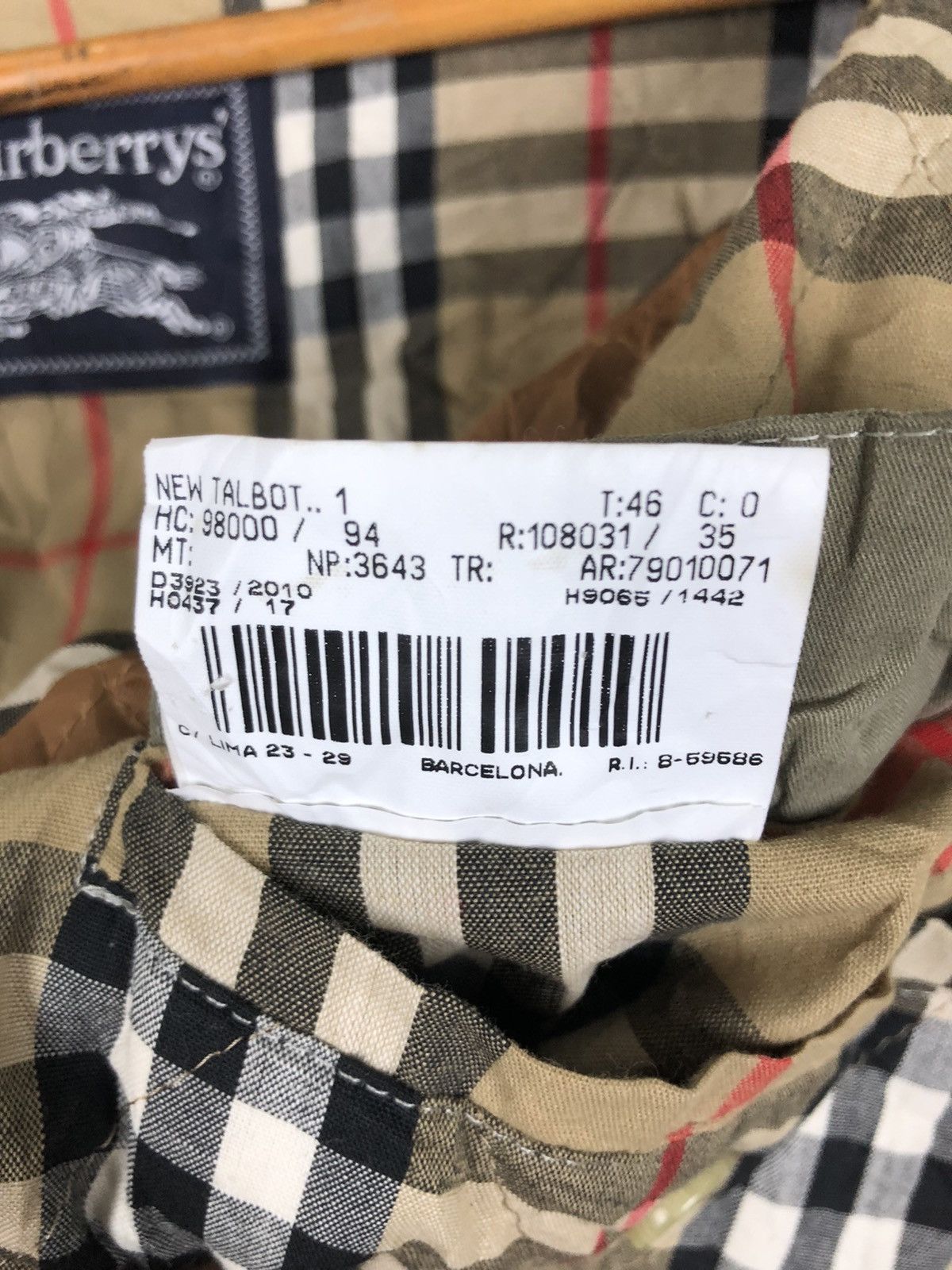 Burberry × Vintage BURBERRY PRORSUM NOVA CHECK TRENCH COAT JACKET Size US M / EU 48-50 / 2 - 12 Thumbnail