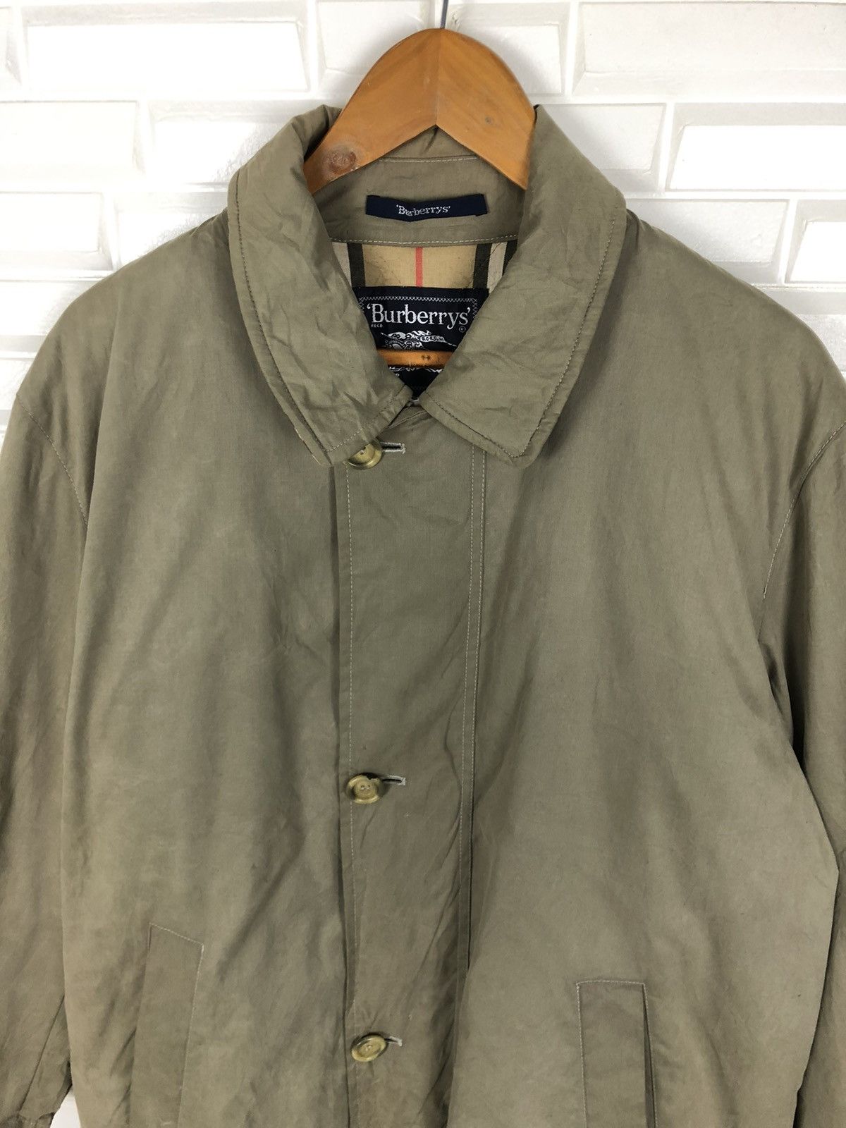 Burberry × Vintage BURBERRY PRORSUM NOVA CHECK TRENCH COAT JACKET Size US M / EU 48-50 / 2 - 8 Thumbnail